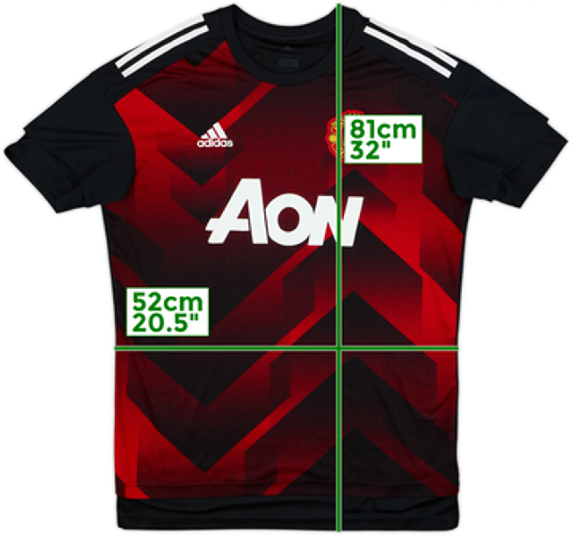 2017-18 Manchester United adidas Training Shirt - 6/10 - (S)