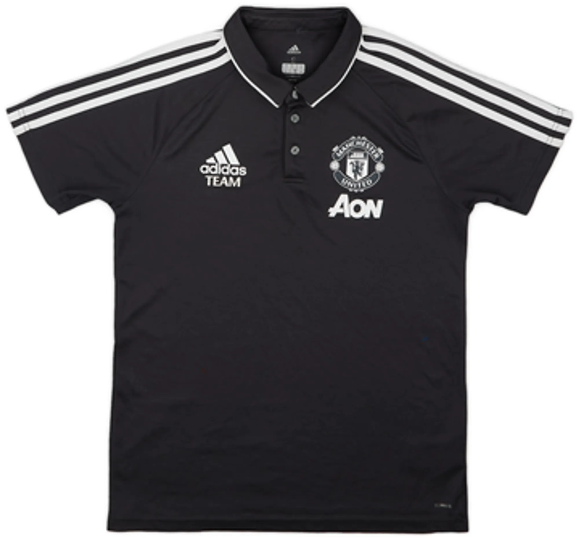 2017-18 Manchester United adidas Training Polo Shirt - 8/10 - (L)