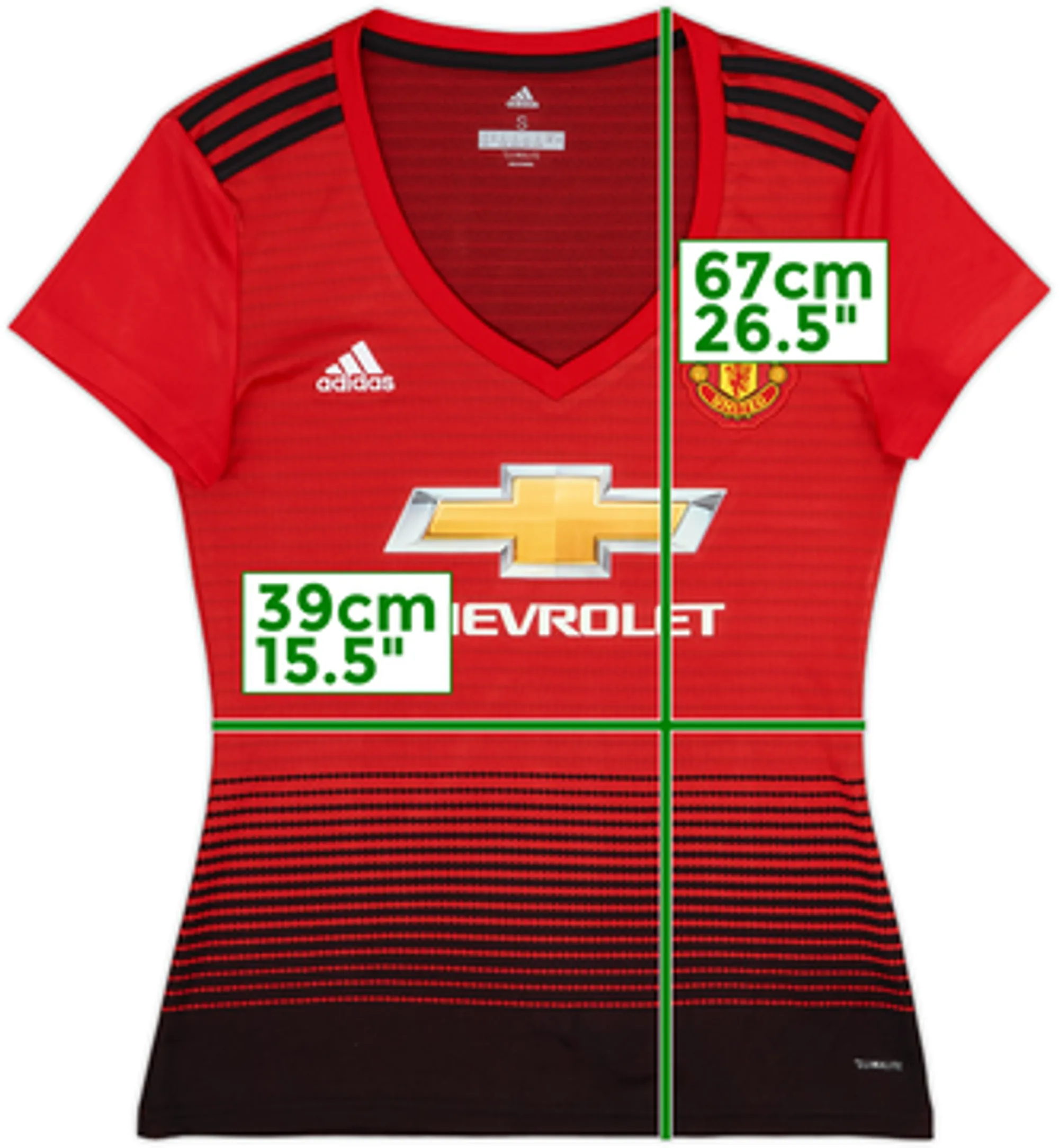2018-19 Manchester United Home Shirt - 9/10 - (Women's S)