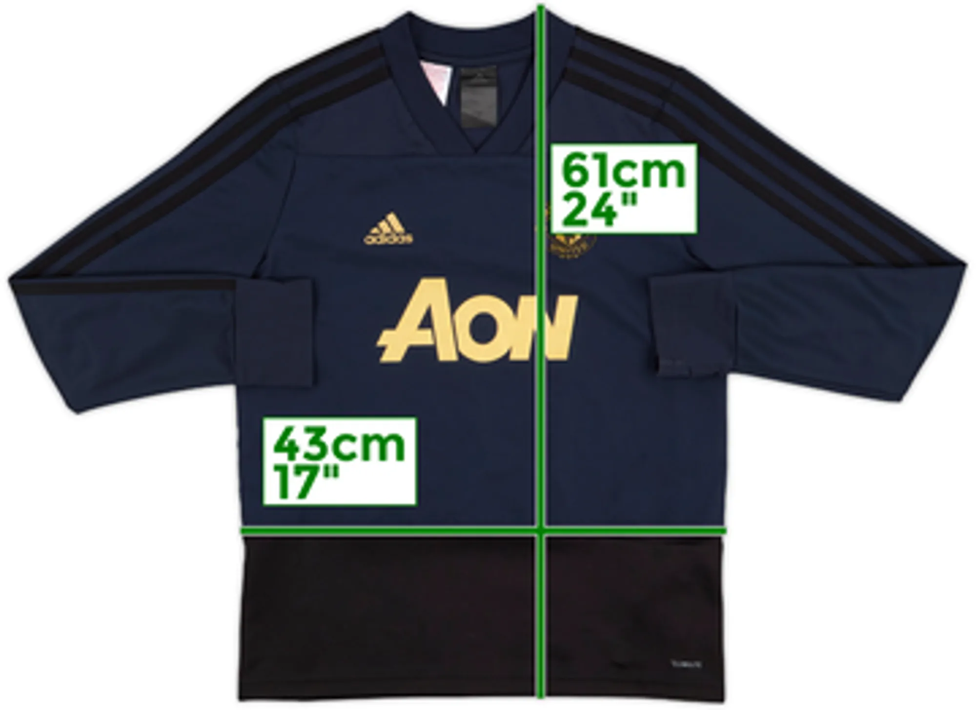 2018-19 Manchester United adidas Training Top - 8/10 - (L)