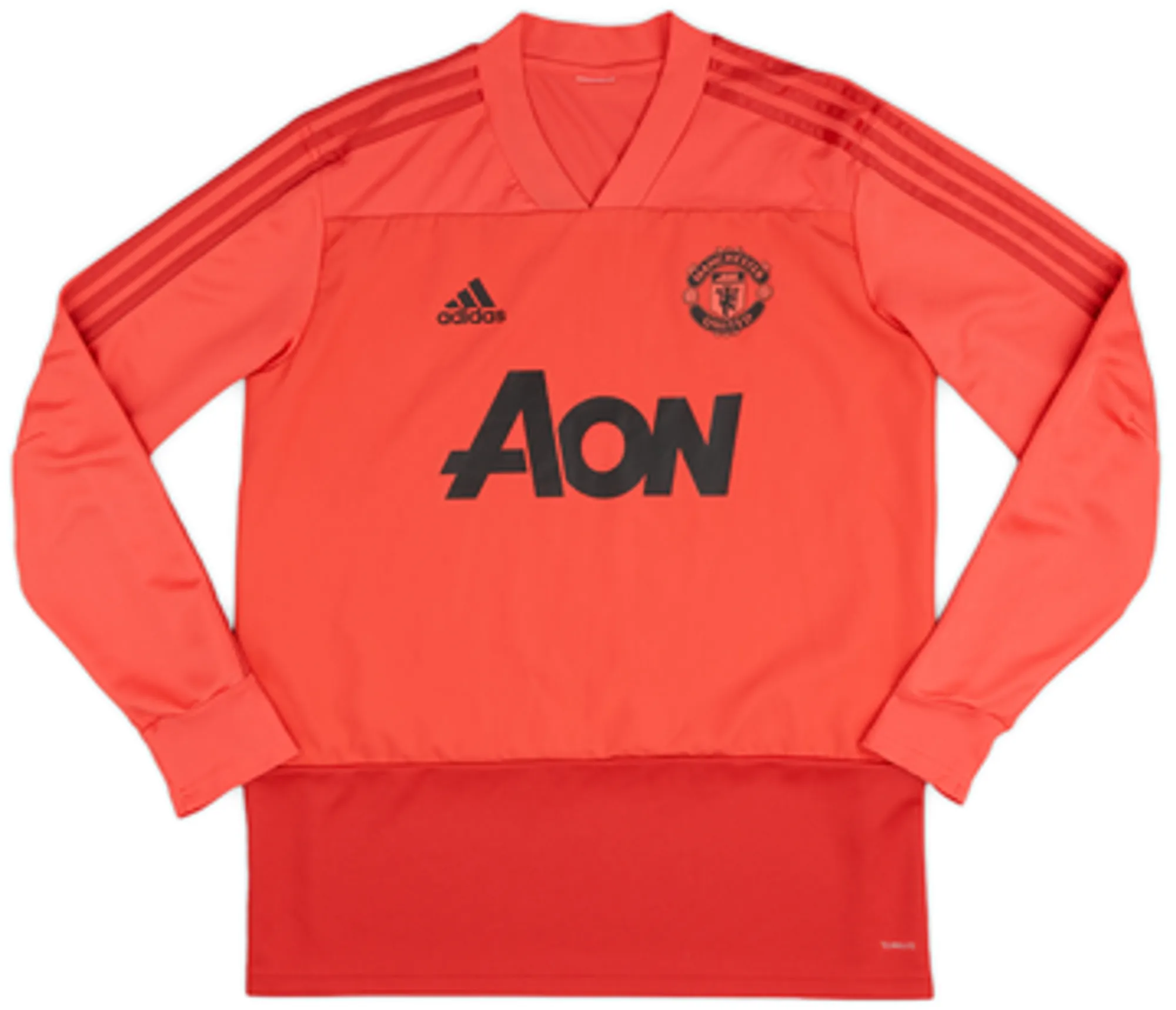 2018-19 Manchester United Player Issue adidas Training Top - 8/10 - (M)