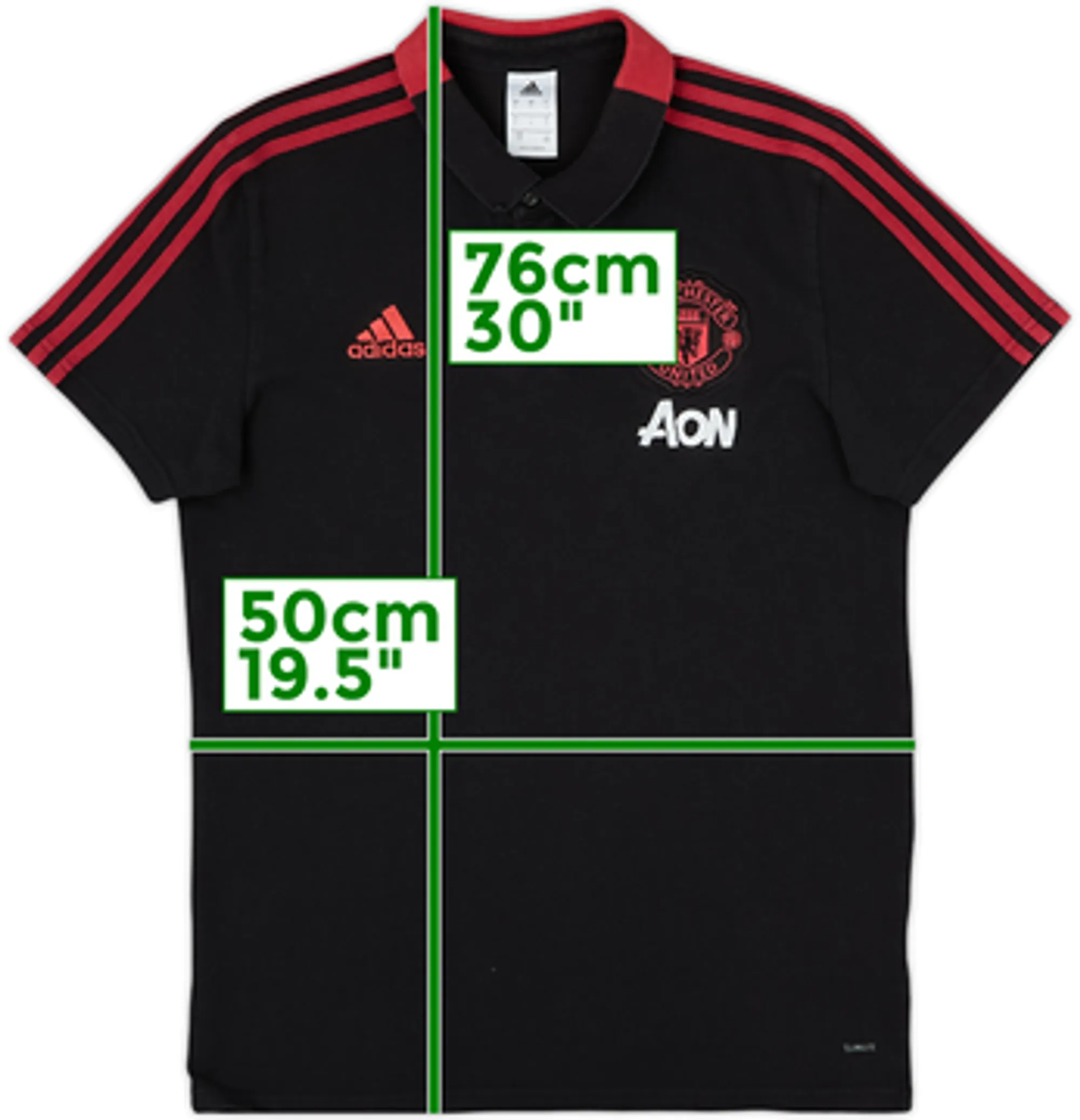 2018-19 Manchester United adidas Polo Shirt - 6/10 - (3XL)