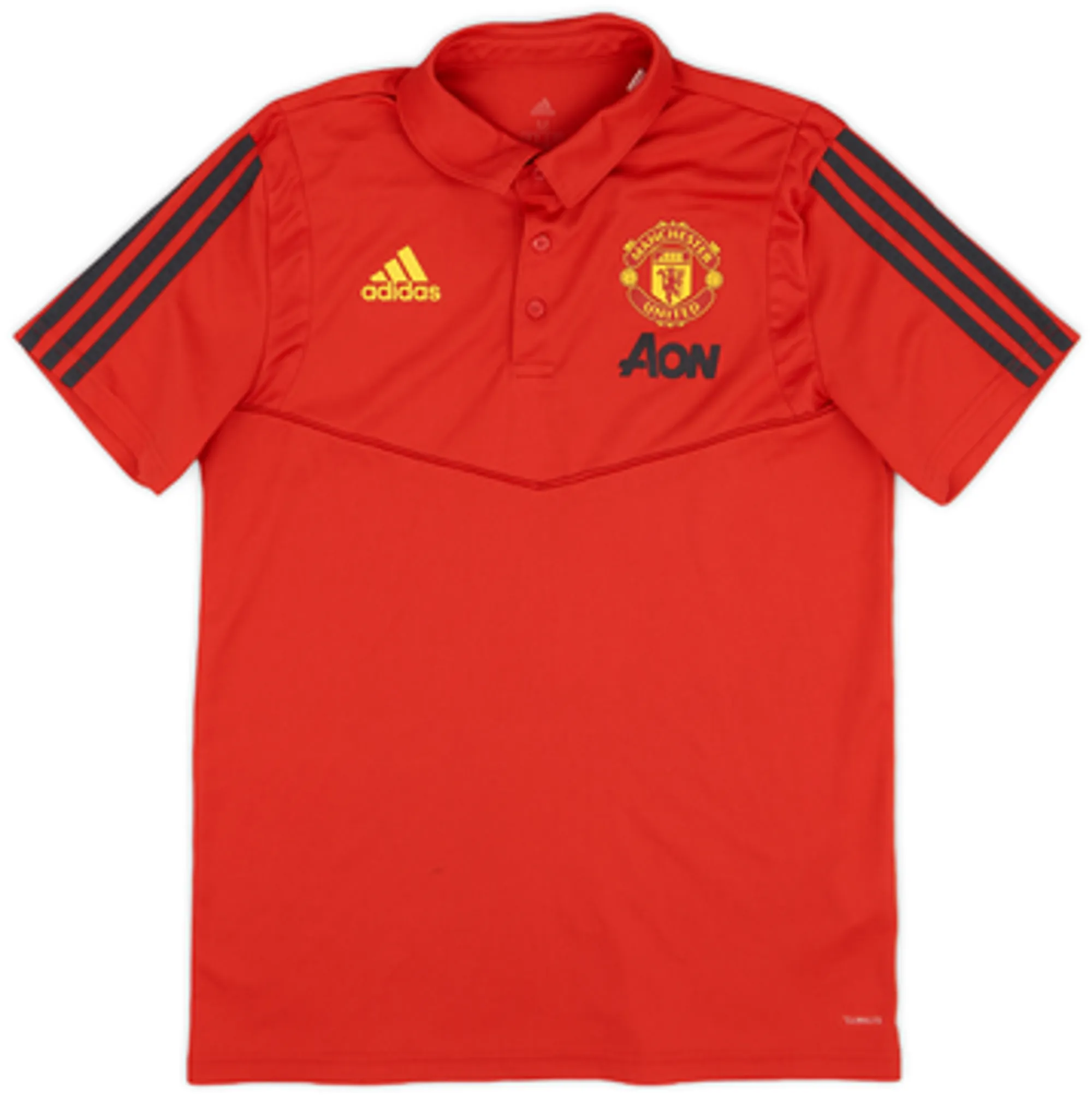 2019-20 Manchester United adidas Training Polo - 9/10 - (M)