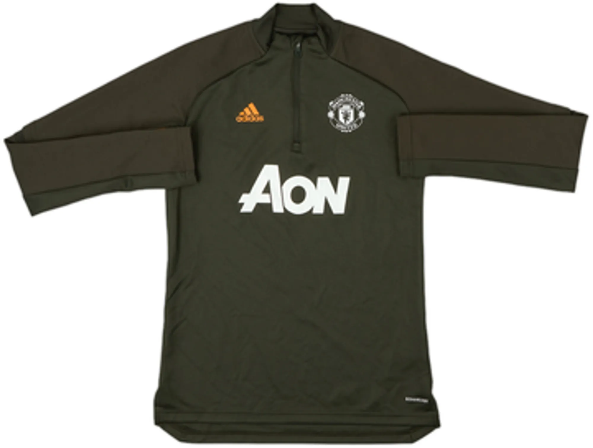2020-21 Manchester United adidas 1/4 Zip Drill Top - 9/10 - (Women's XS)