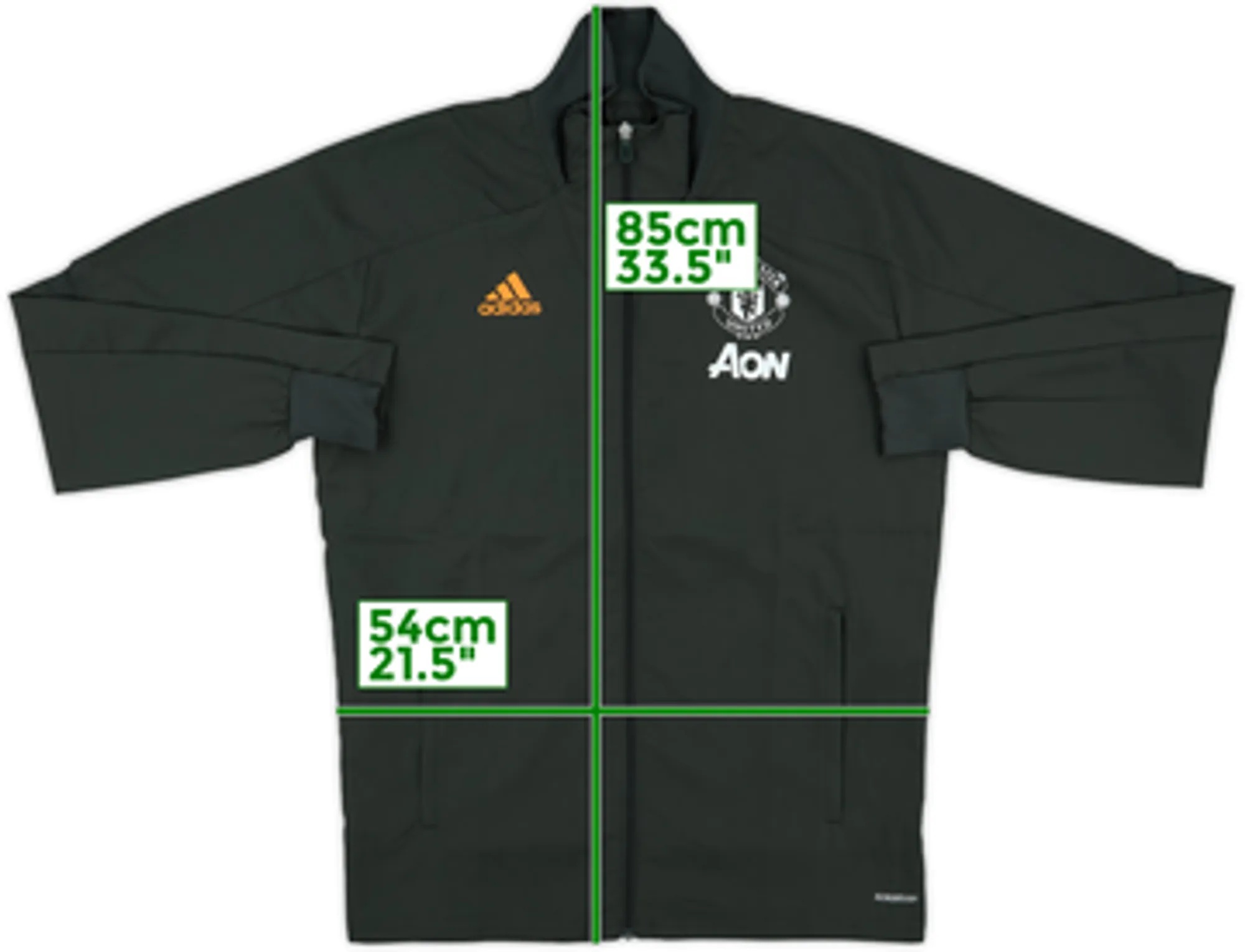 2020-21 Manchester United adidas Hooded Track Jacket - 10/10 - (M)