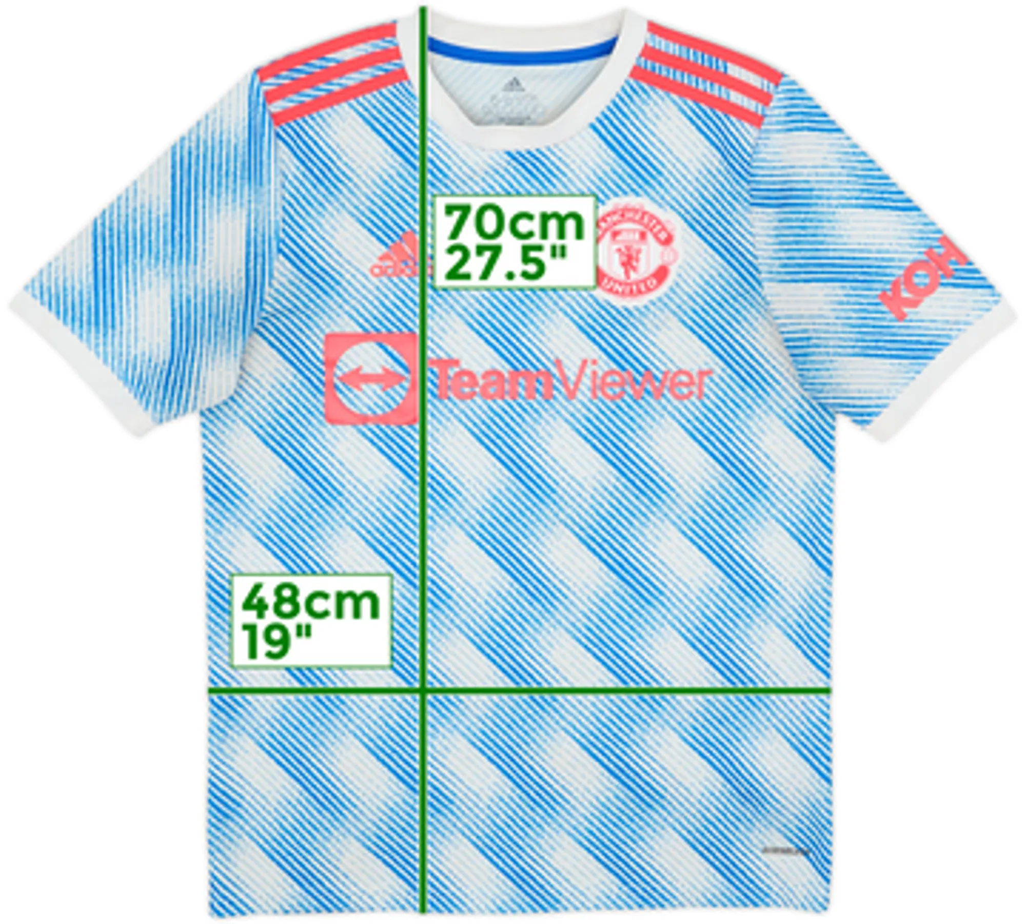 2021-22 Manchester United Away Shirt - 5/10 - (L)