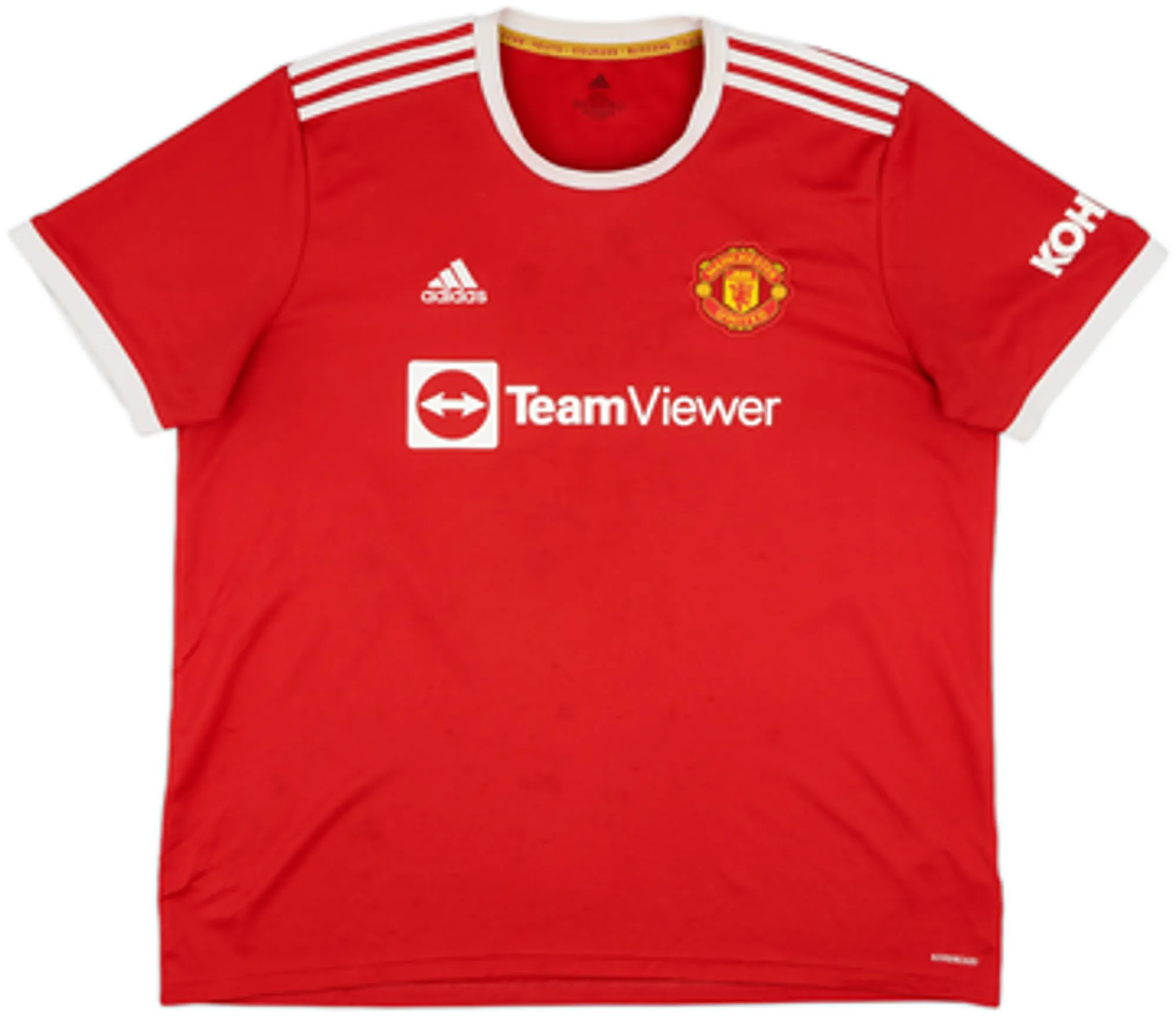 2021-22 Manchester United Home Shirt B.Fernandes #18 - 8/10 - (3XL)