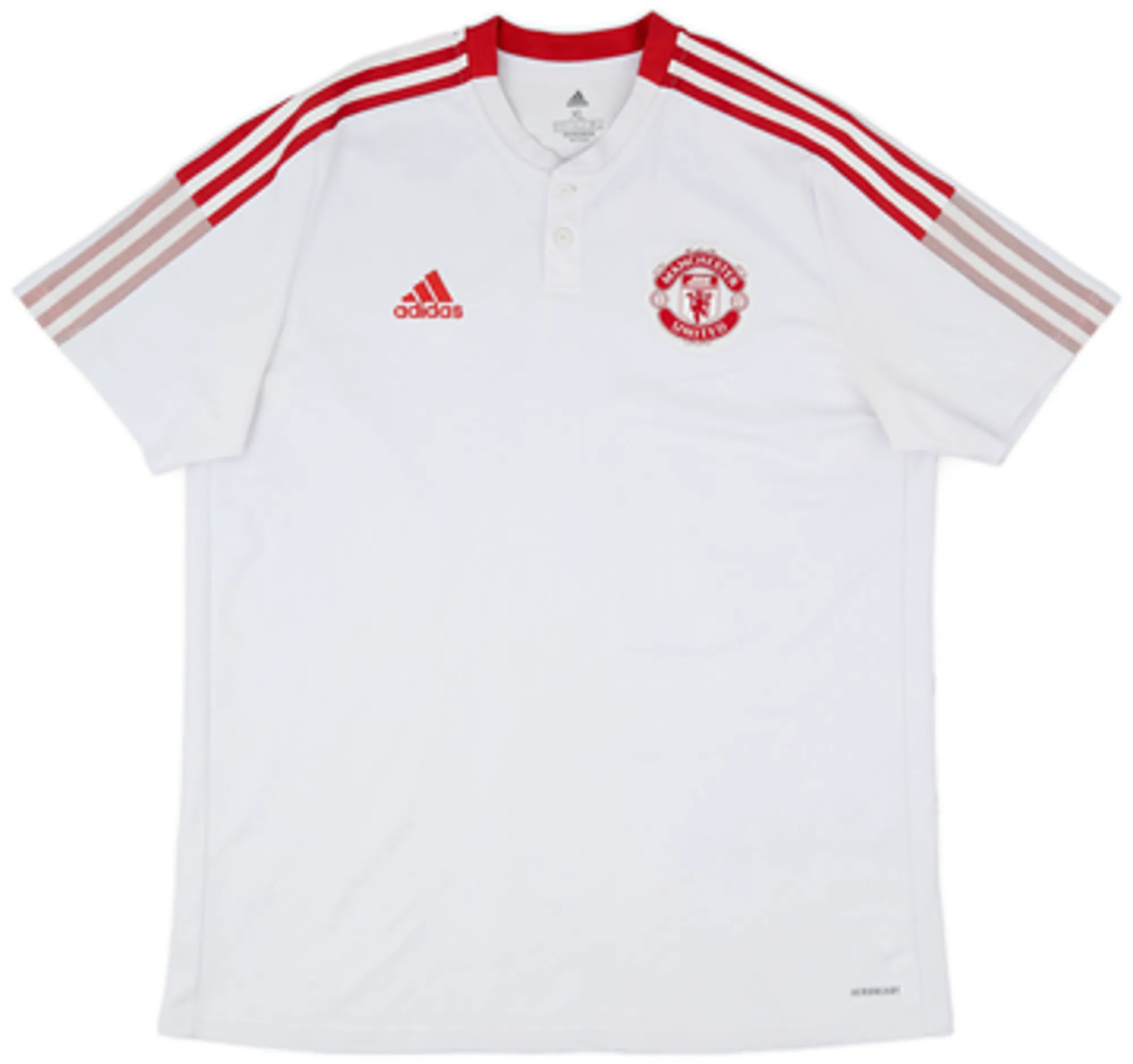 2021-22 Manchester United adidas Polo Shirt - 6/10 - (M)