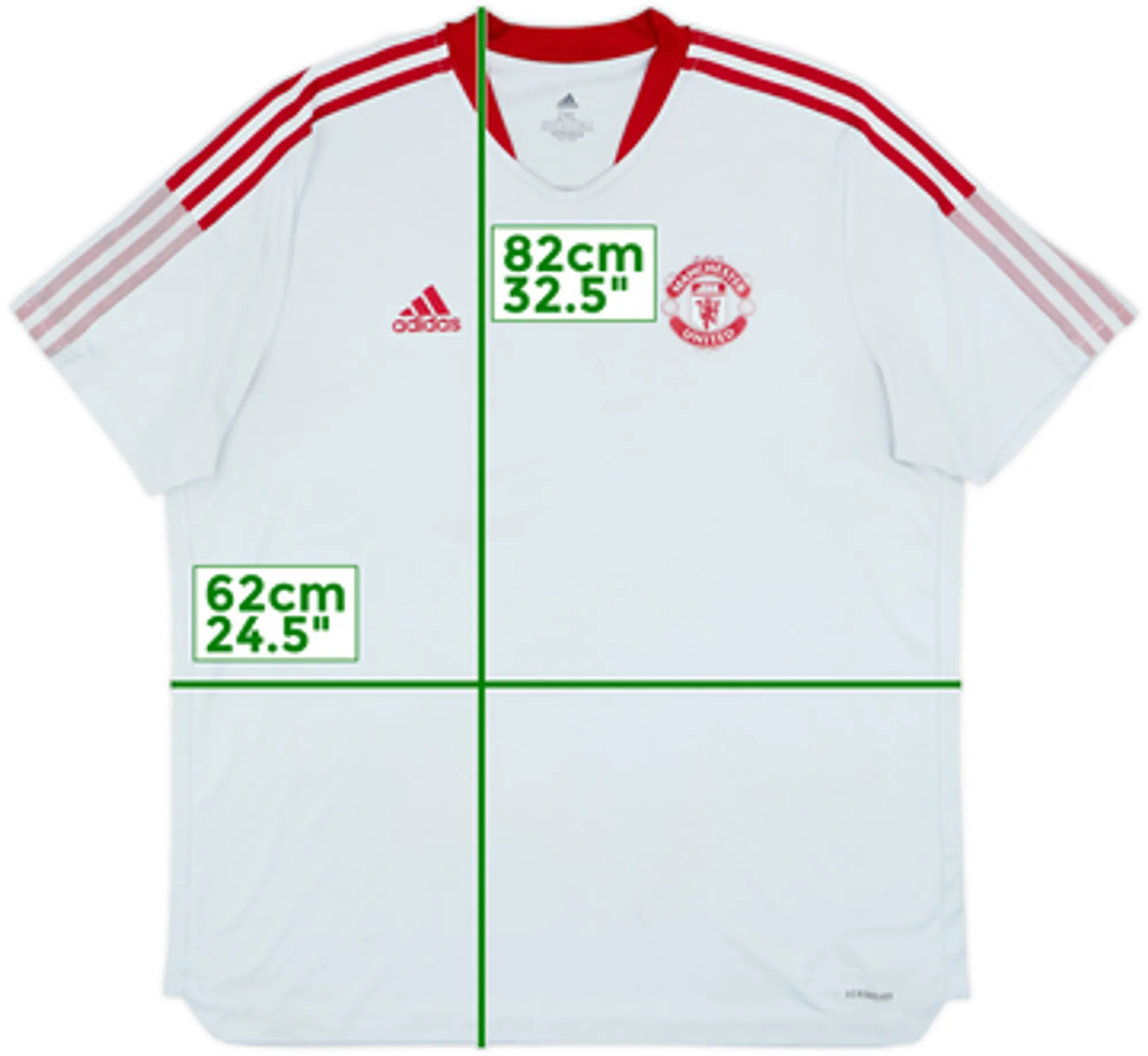 2021-22 Manchester United adidas Training Shirt - 5/10 - (M)
