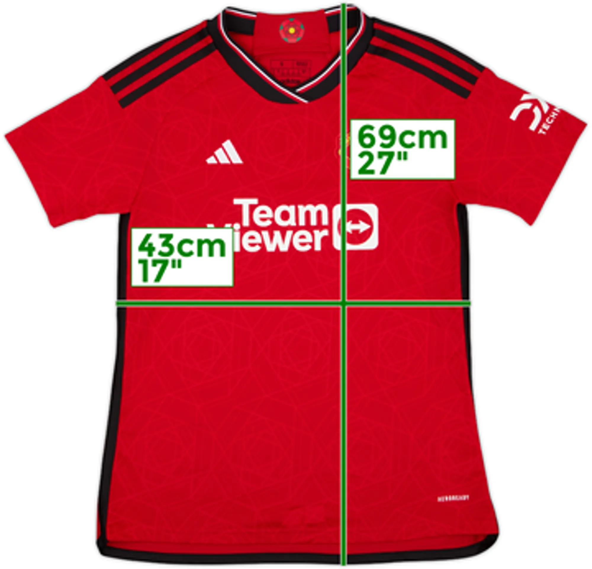 2023-24 Manchester United Home Shirt - 10/10 - (Women's L)