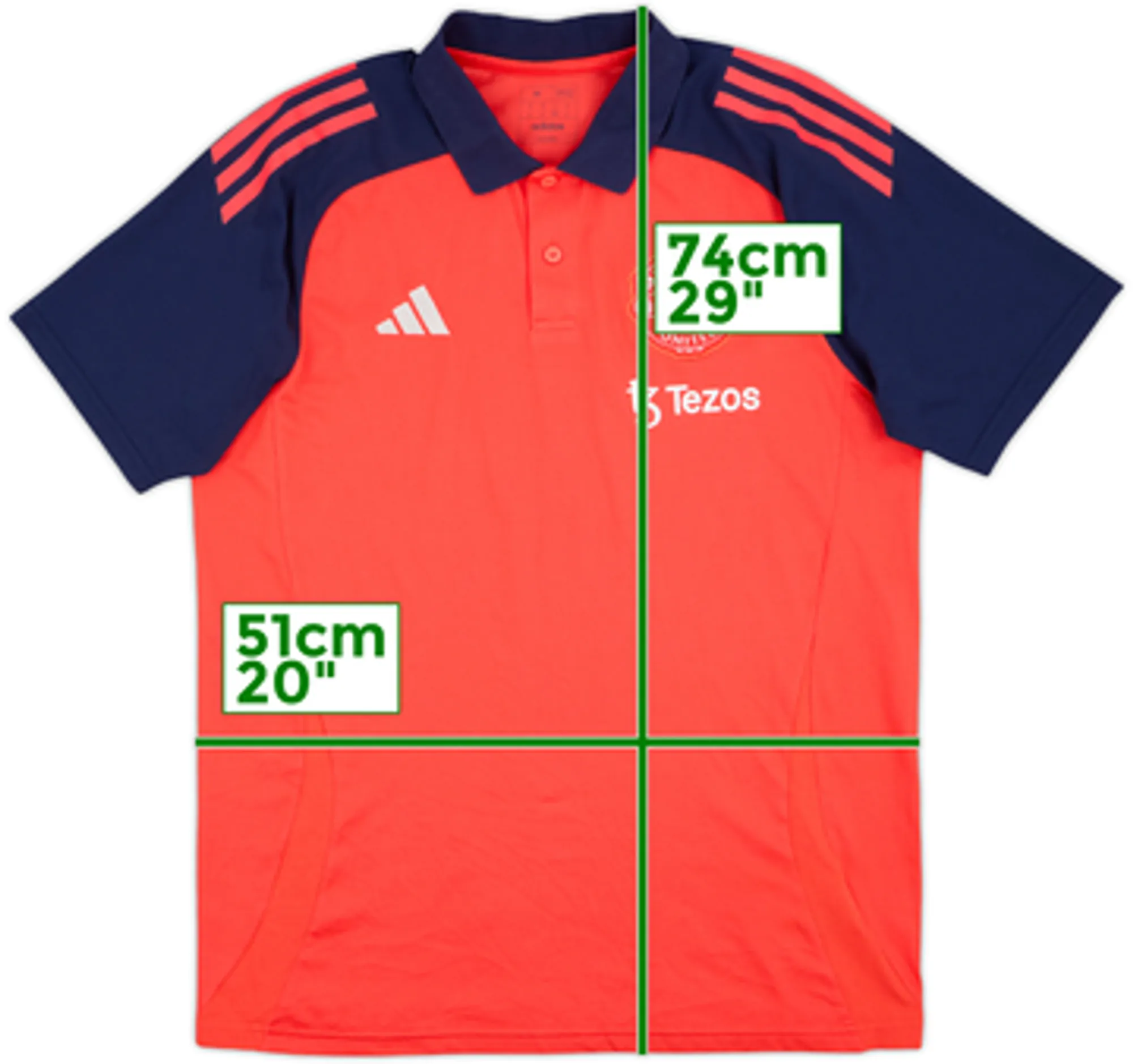 2024-25 Manchester United adidas Polo Shirt - 8/10 - (M)