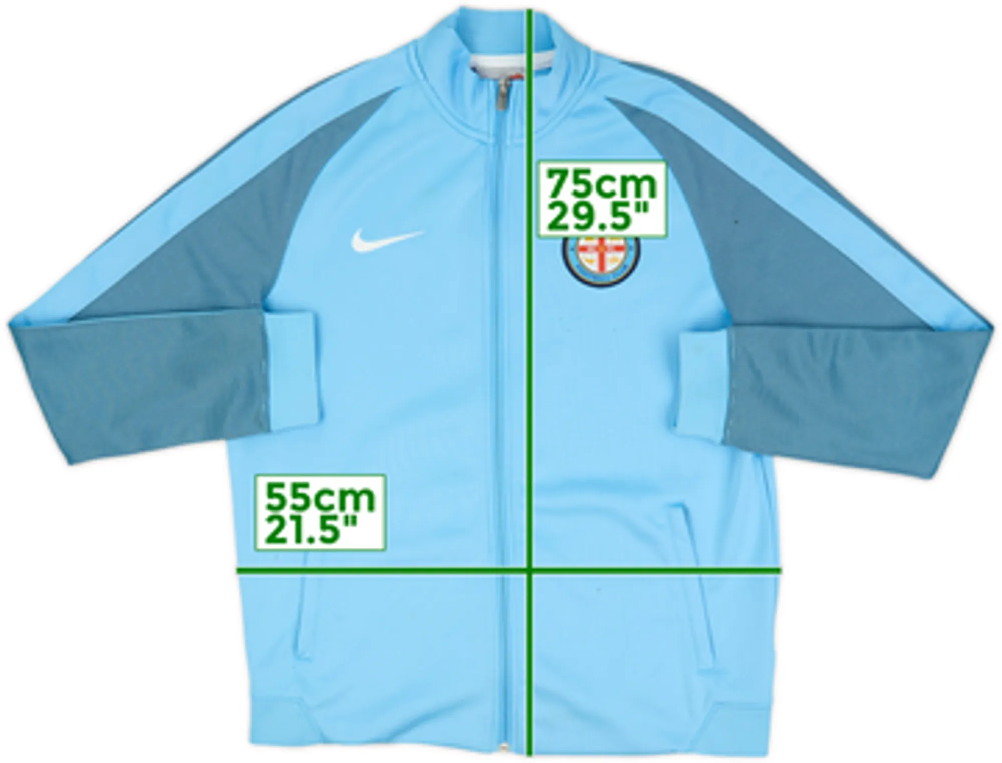 2016-17 Melbourne City Nike Track Jacket - 6/10 - (L)