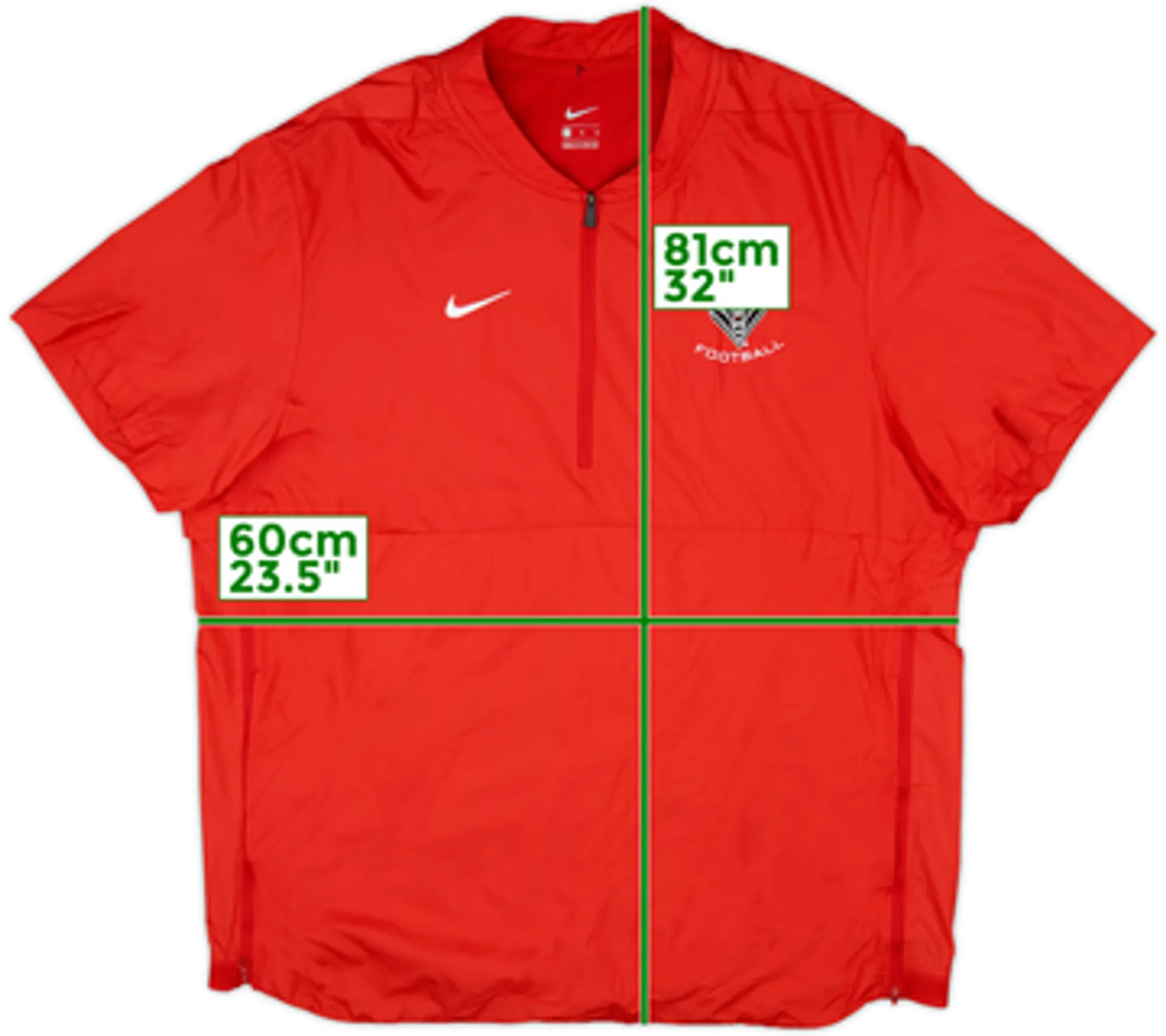 2018-19 New Mexico Nike S/S Drill Top - 8/10 - (XL)