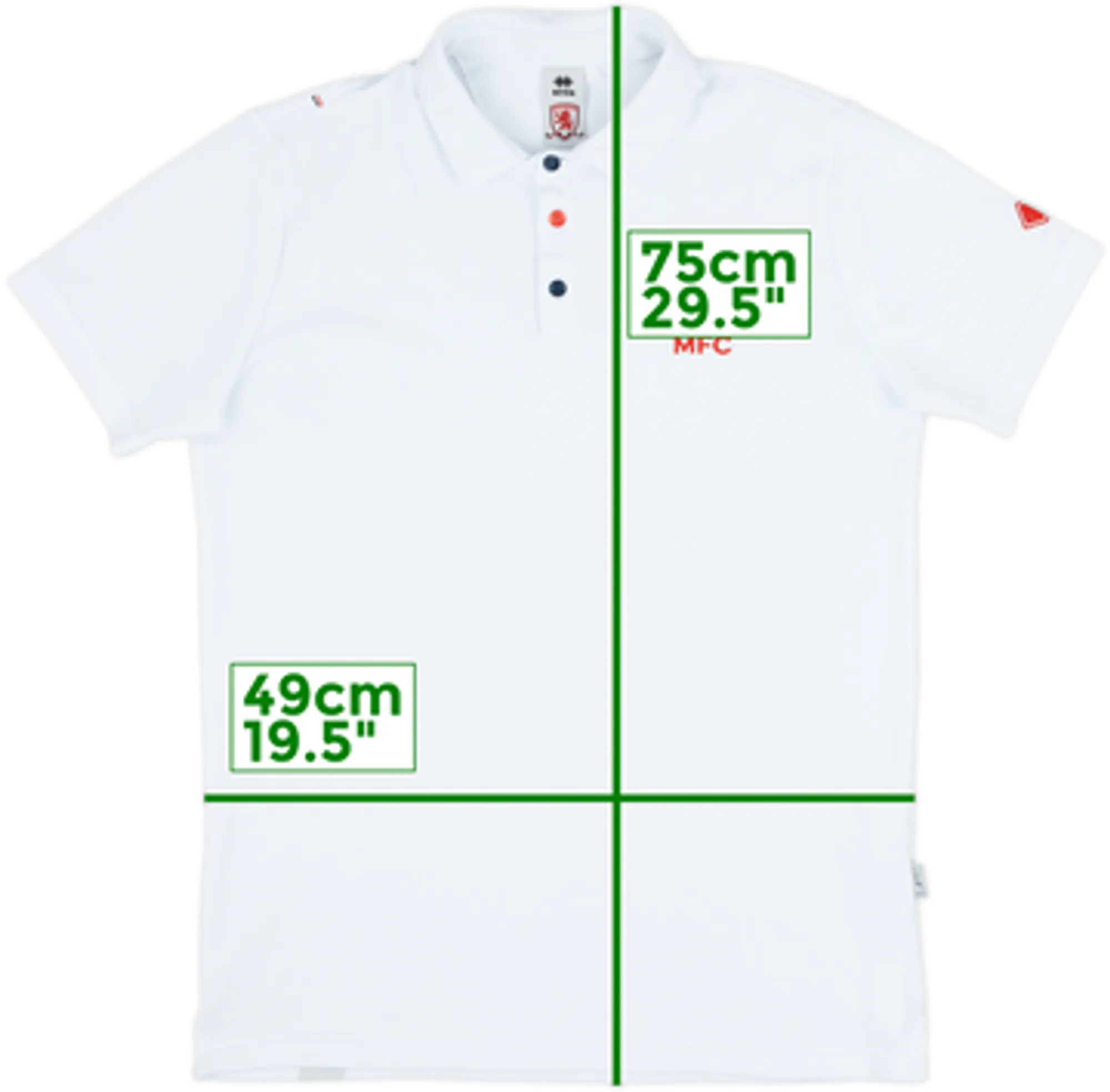 2005-06 Middlesbrough Errea Polo Shirt - 7/10 - (M)