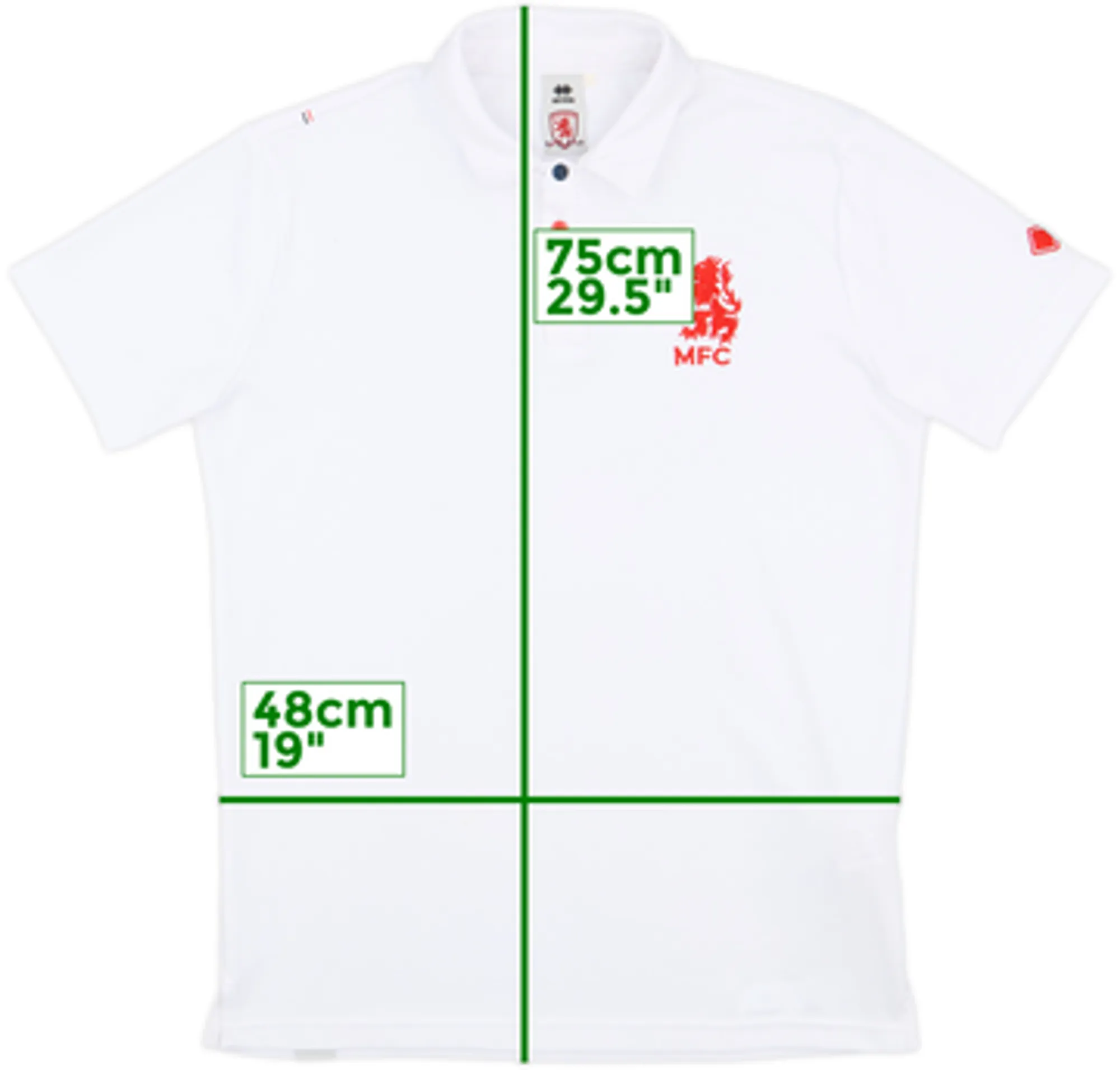 2005-06 Middlesbrough Errea Polo Shirt - 8/10 - (M)