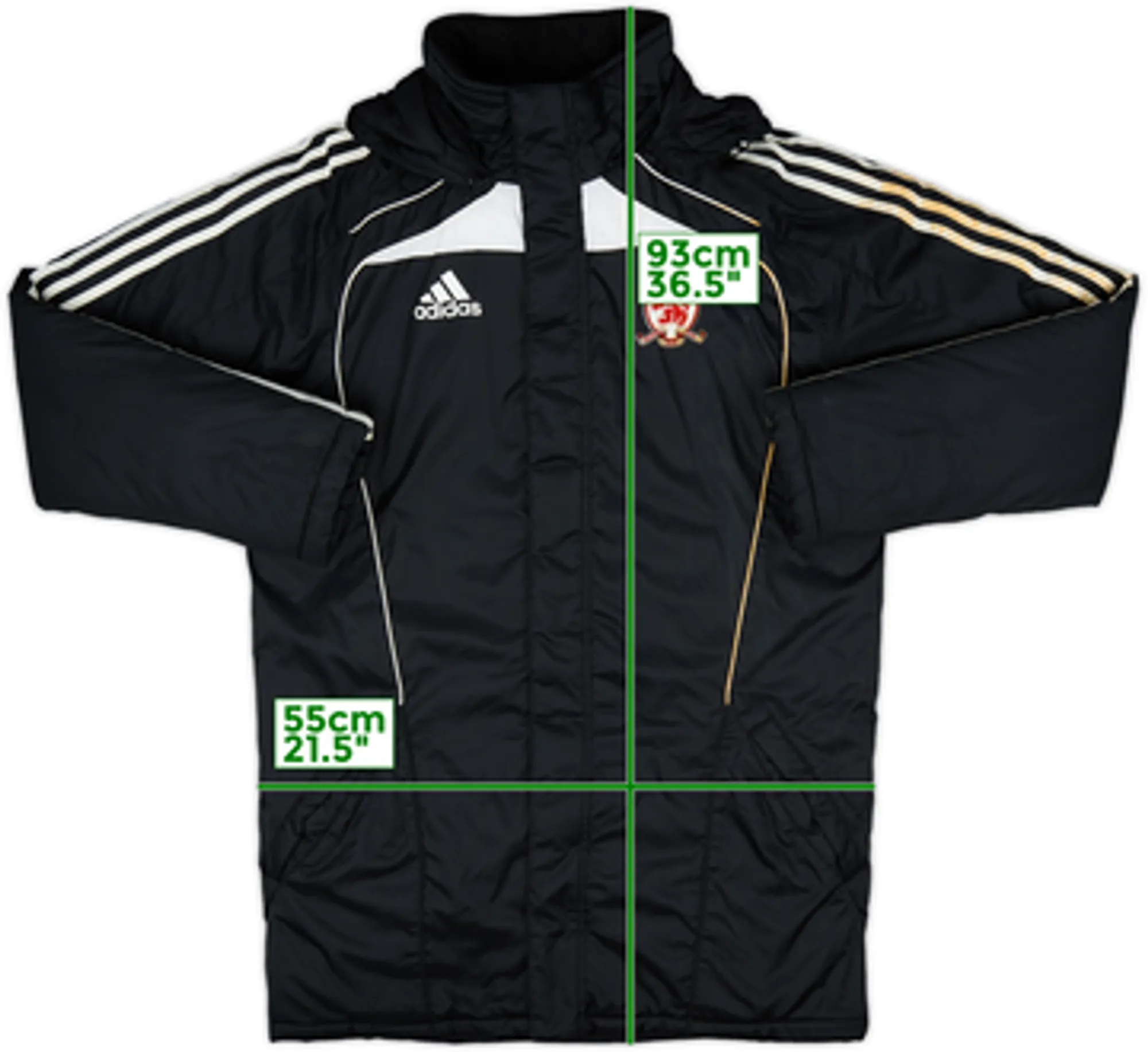 2010-11 Middlesbrough adidas Padded Bench Coat - 5/10 - (XS)