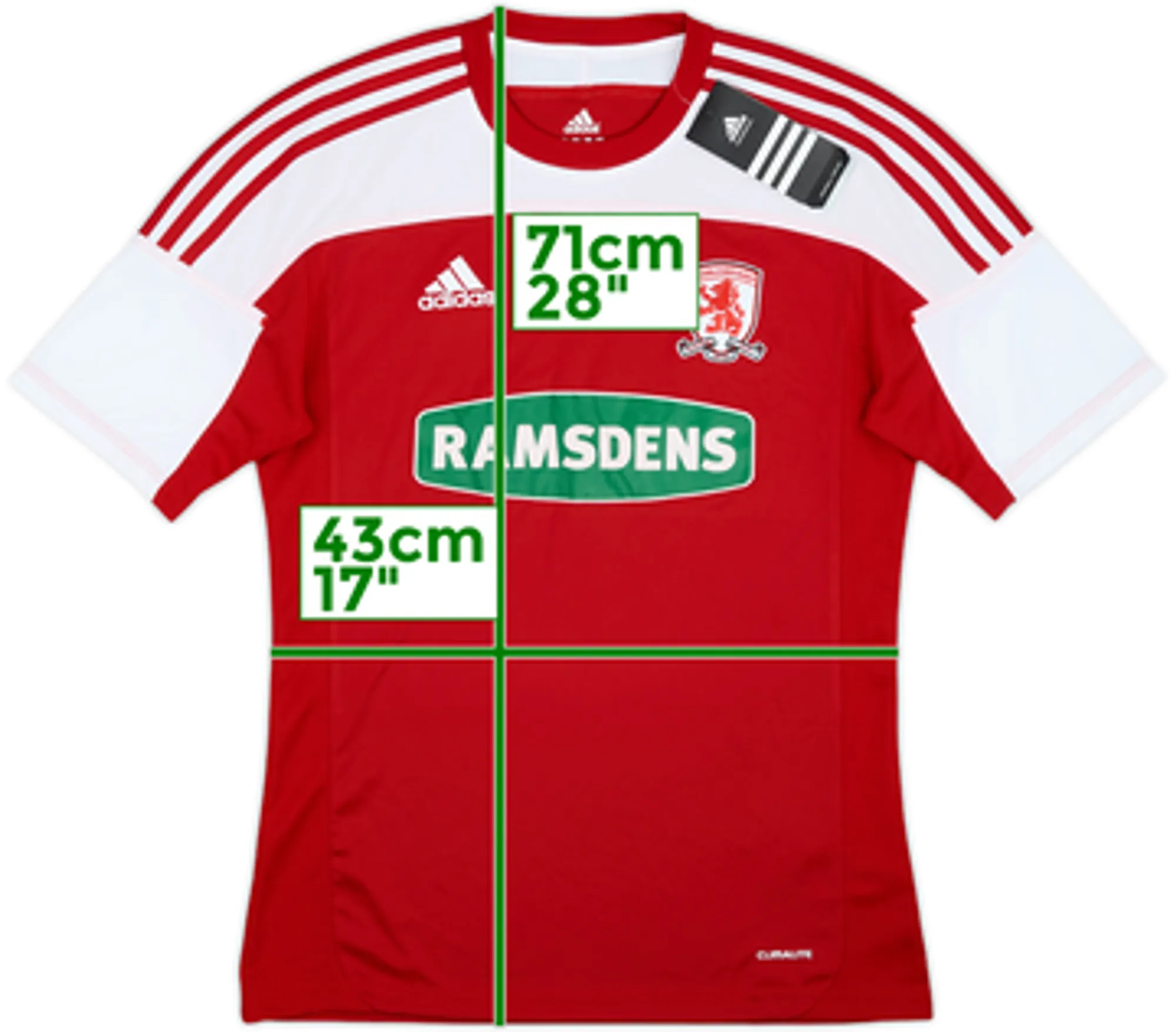 2011-12 Middlesbrough Home Shirt (S)
