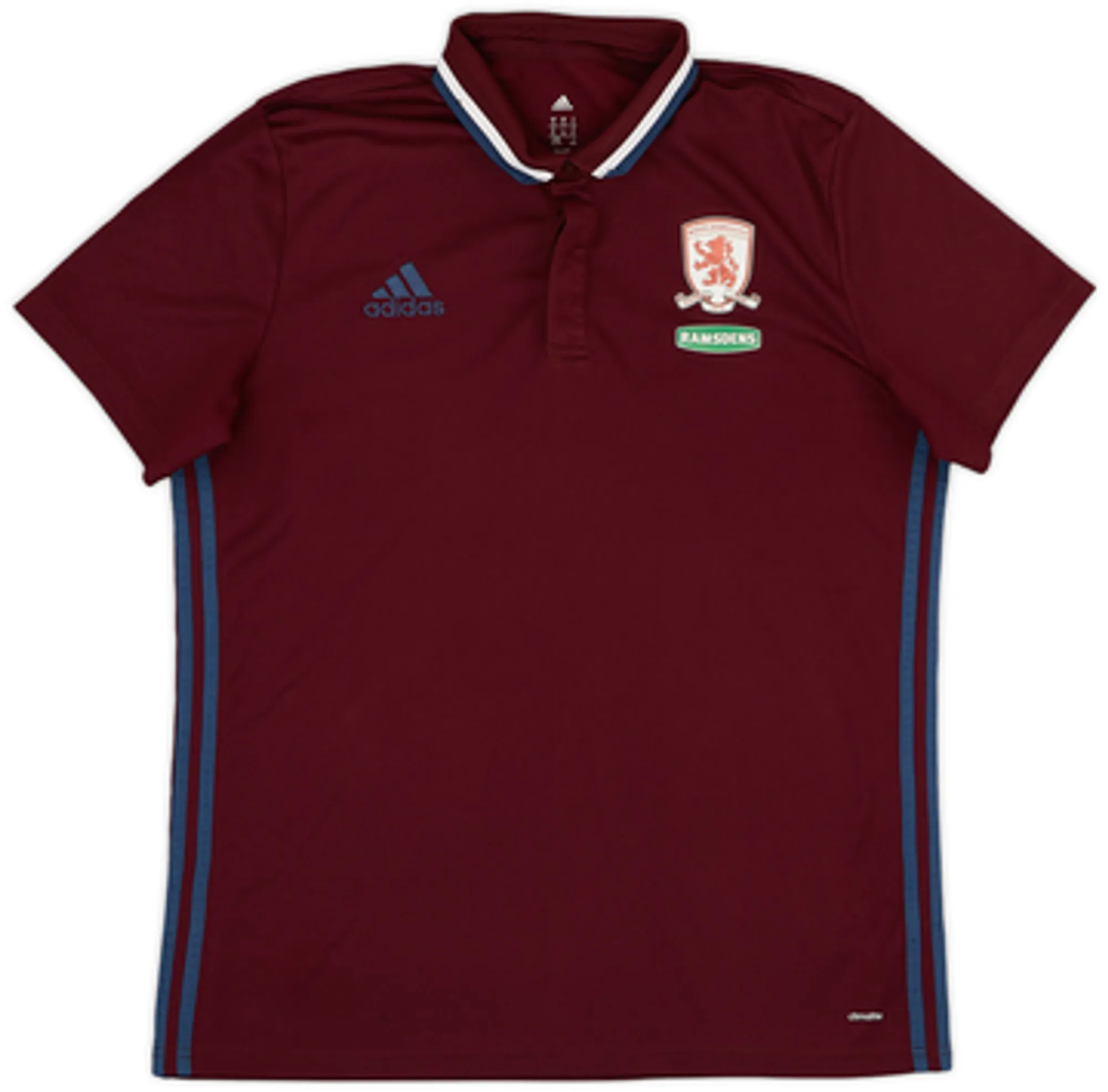 2016-17 Middlesbrough adidas Polo Shirt - 7/10 - (XL)