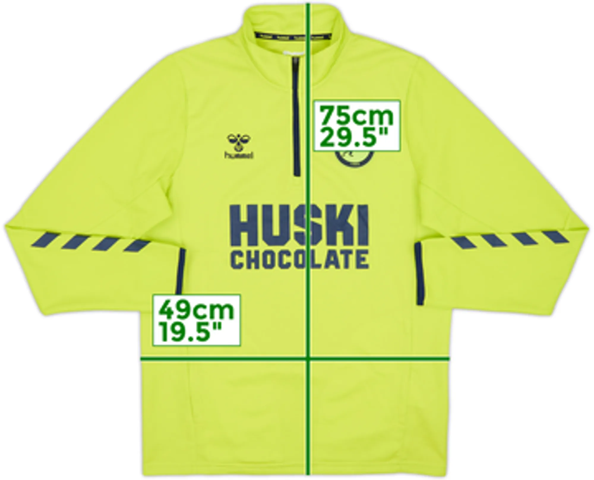 2022-24 Millwall Hummel 1/4 Zip Drill Top - 8/10 - (M)