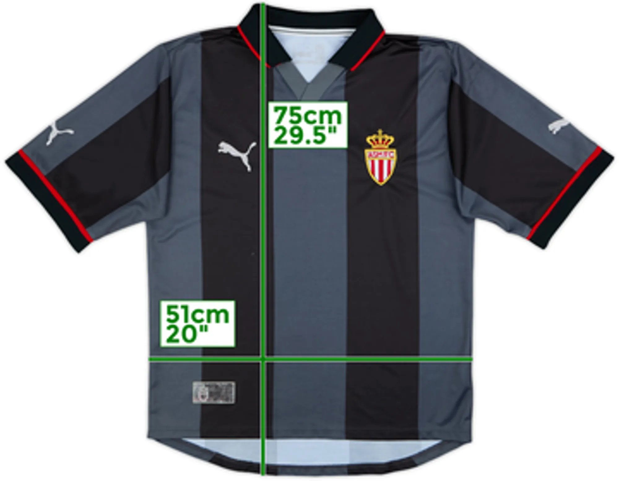 2001-02 Monaco Third Shirt - 8/10 - (L)