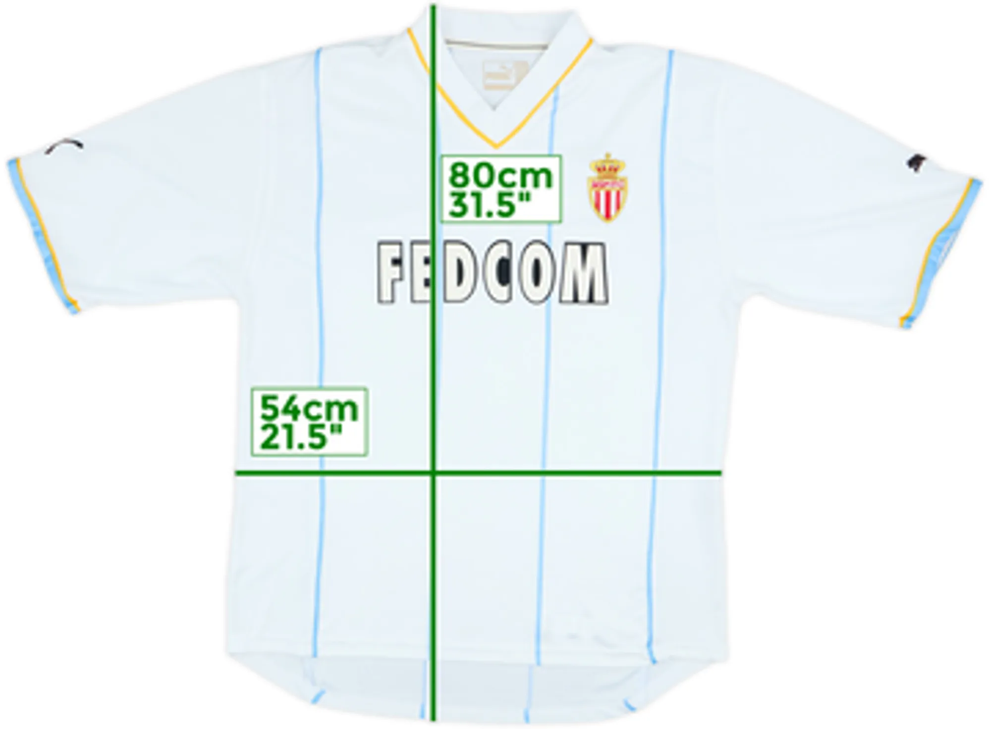 2002-03 Monaco Away Shirt - 8/10 - (XL)