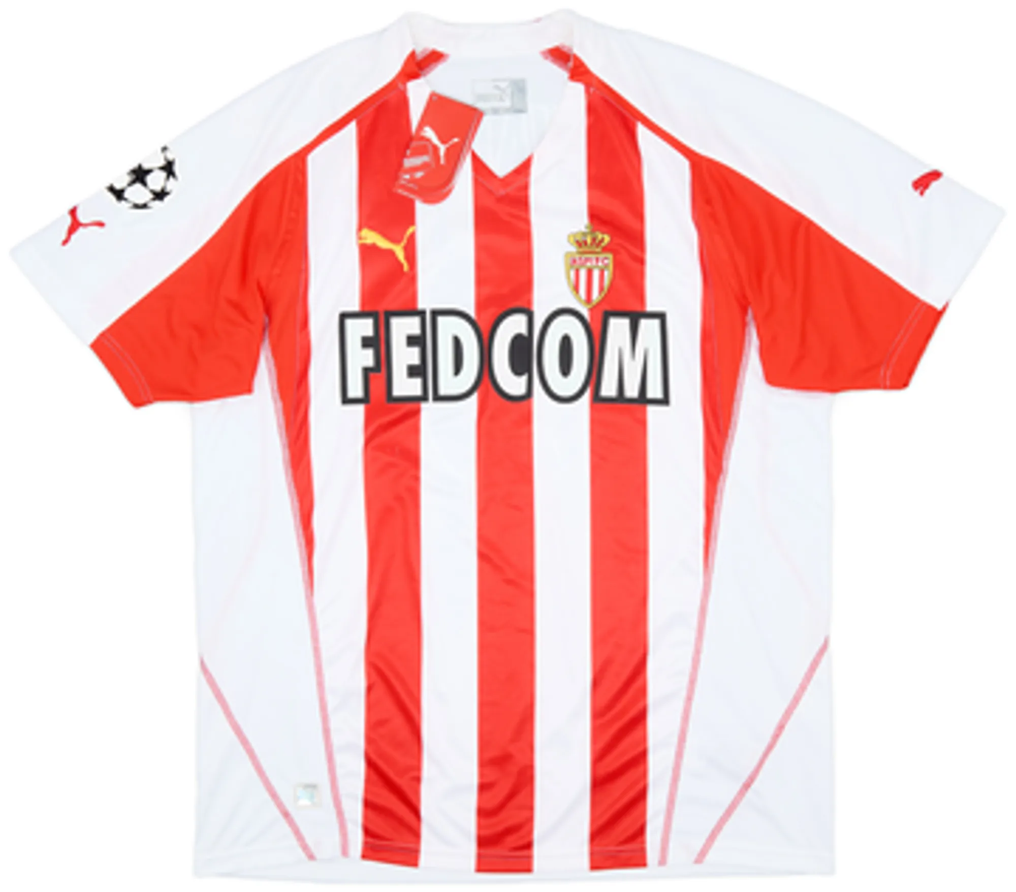 2005-06 Monaco European Home Shirt Chevanton #9 (XXL)