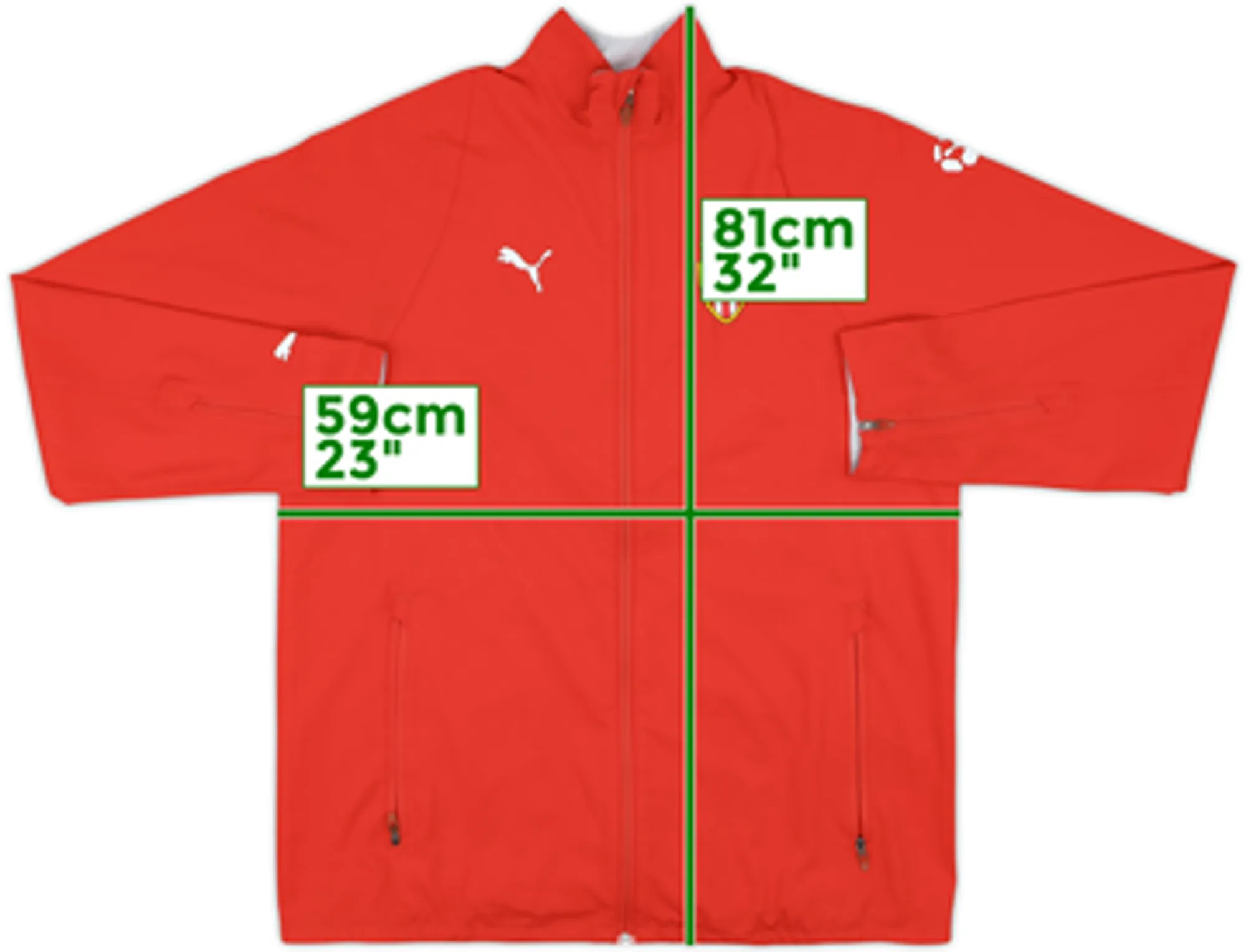 2006-07 Monaco Puma Track Jacket - 8/10 - (L)