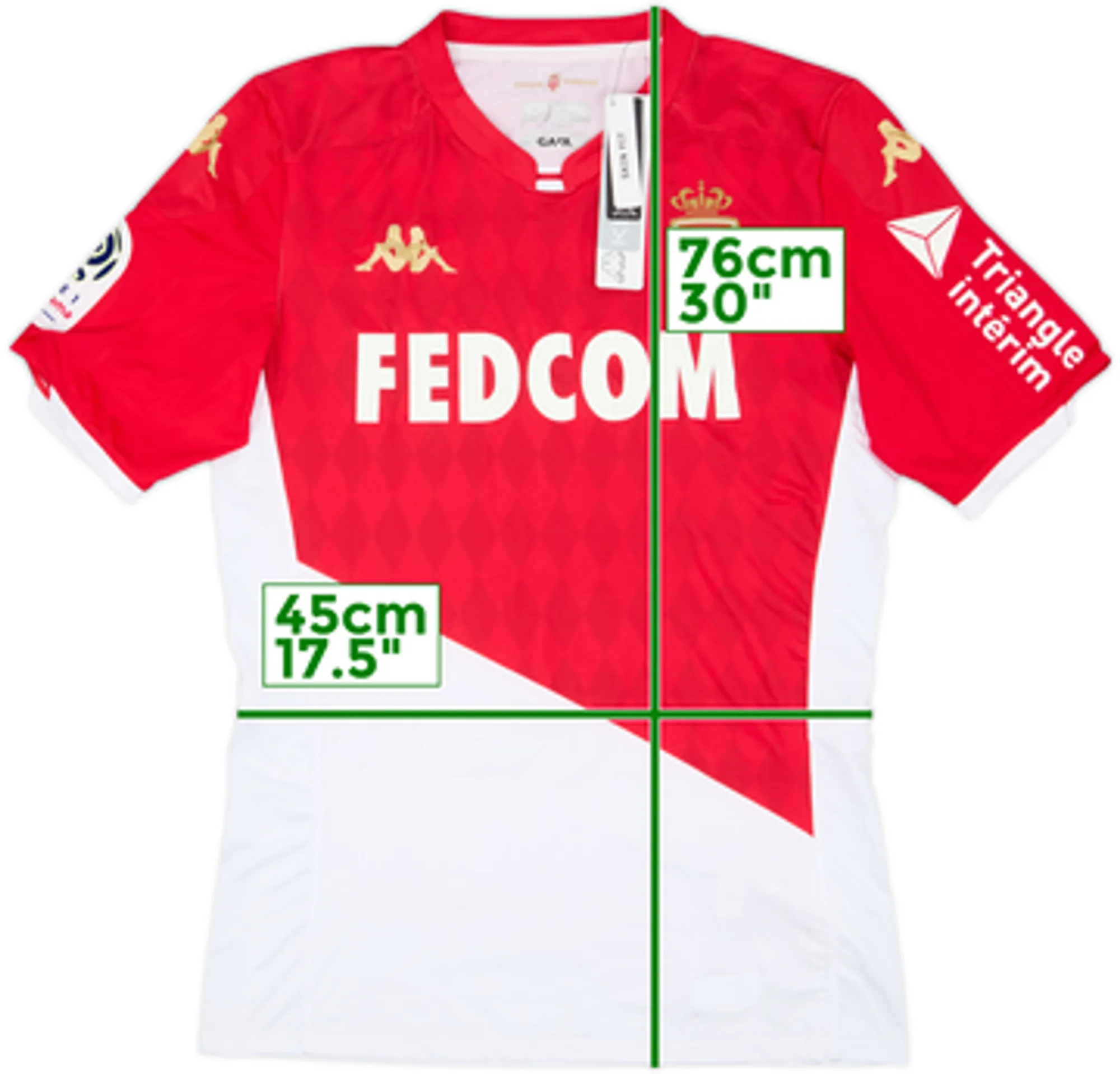 2019-20 Monaco Authentic Home Shirt (XL)