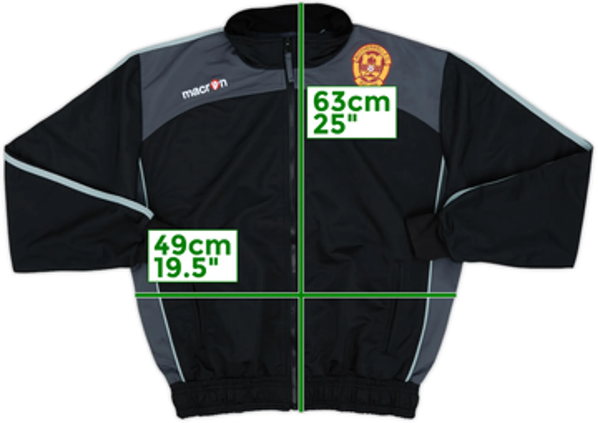2014-15 Motherwell Macron Track Jacket - 8/10 - (S)
