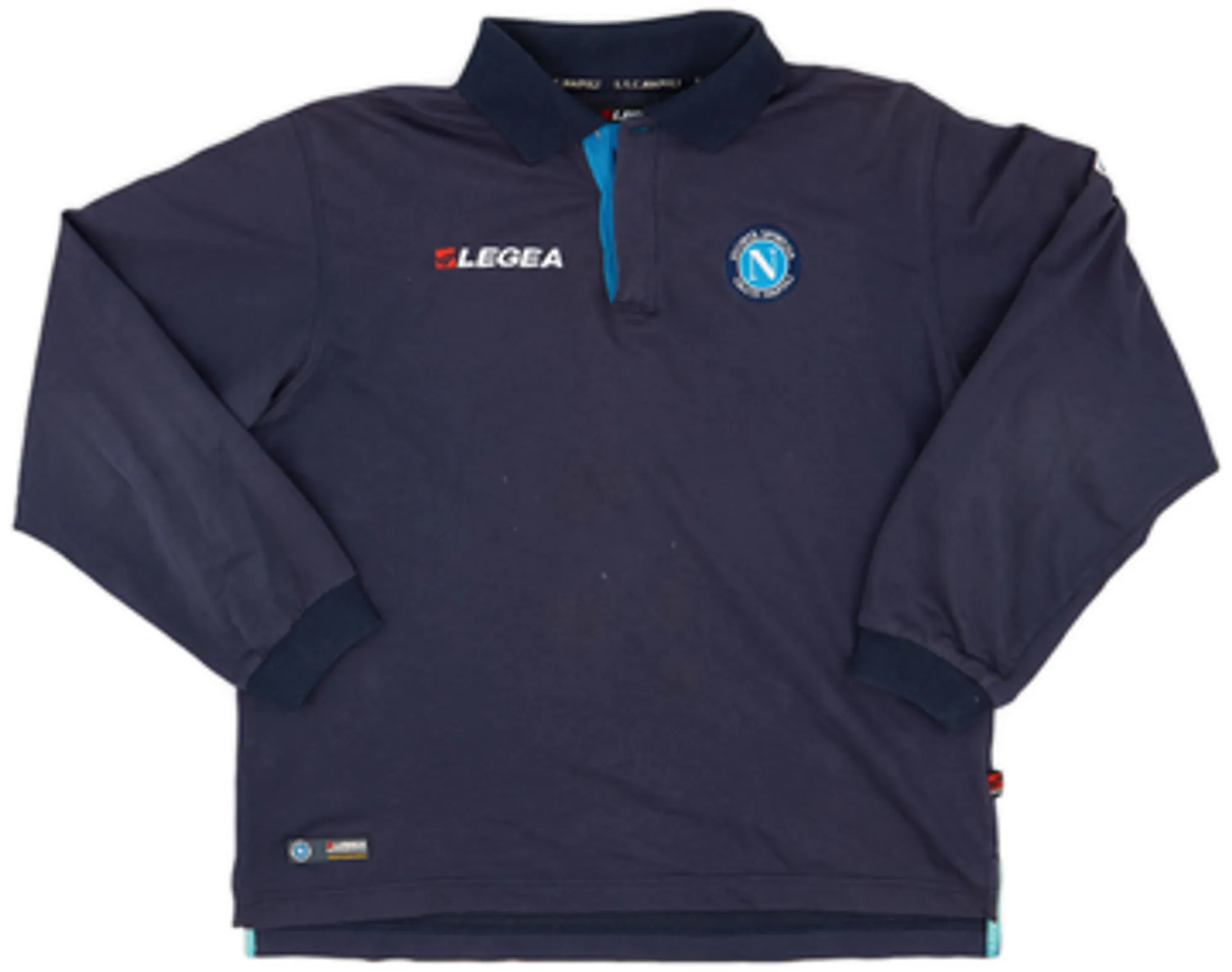 2003-04 Napoli Legea Polo L/S Shirt - 6/10 - (S)