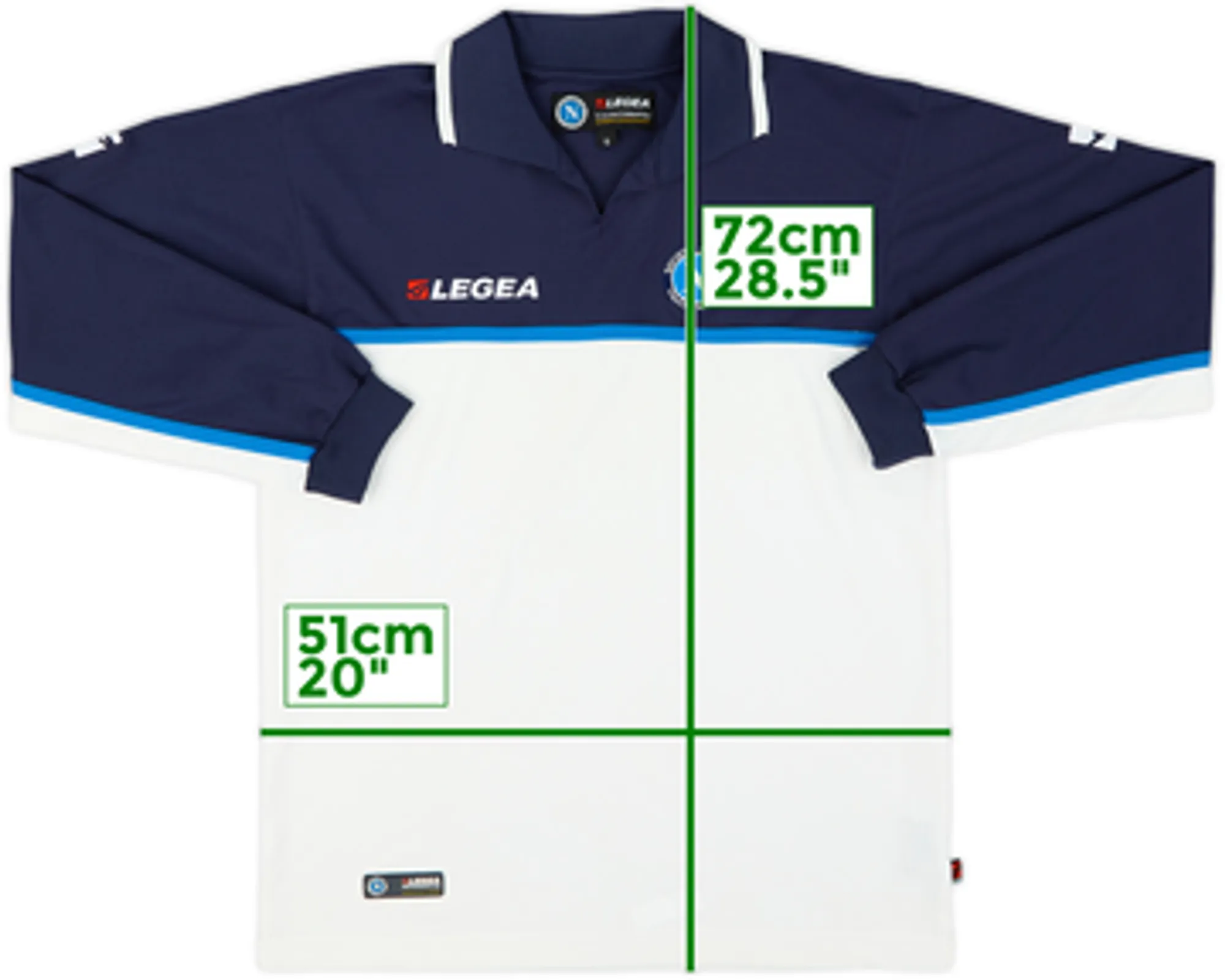 2003-04 Napoli Legea Polo L/S Shirt - 8/10 - (S)