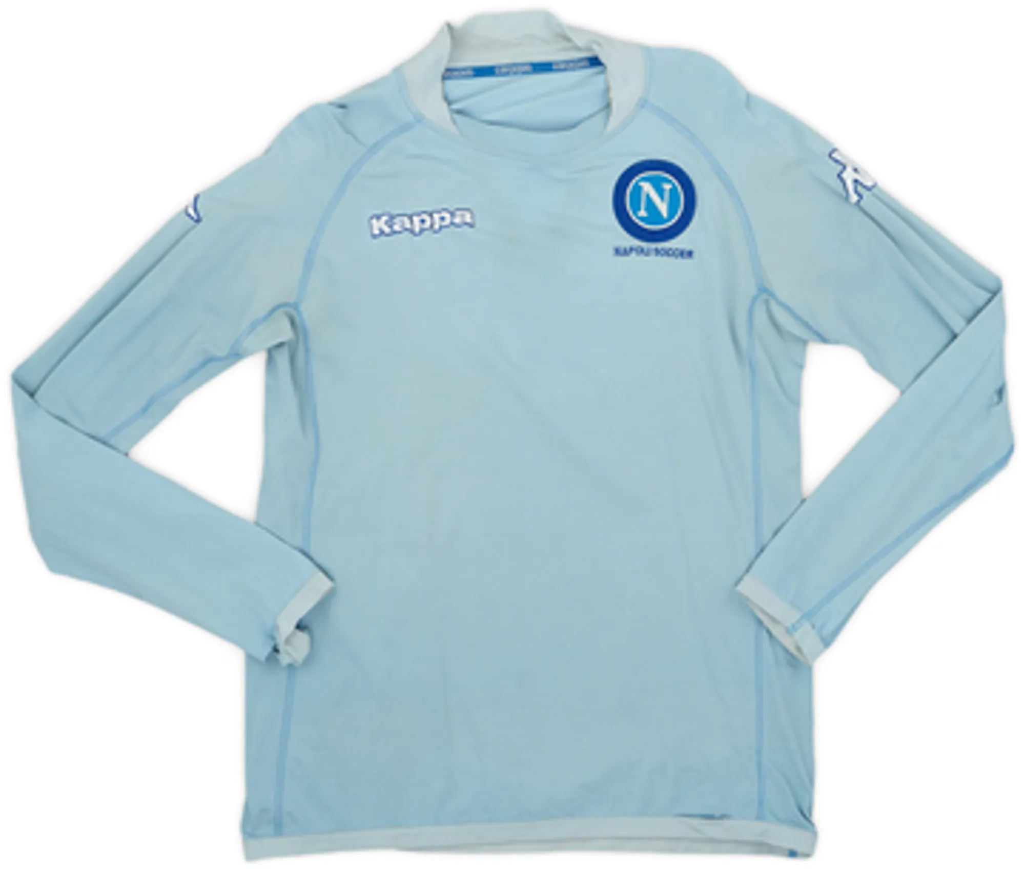 2005-06 Napoli Home L/S Shirt - 4/10 - (L)