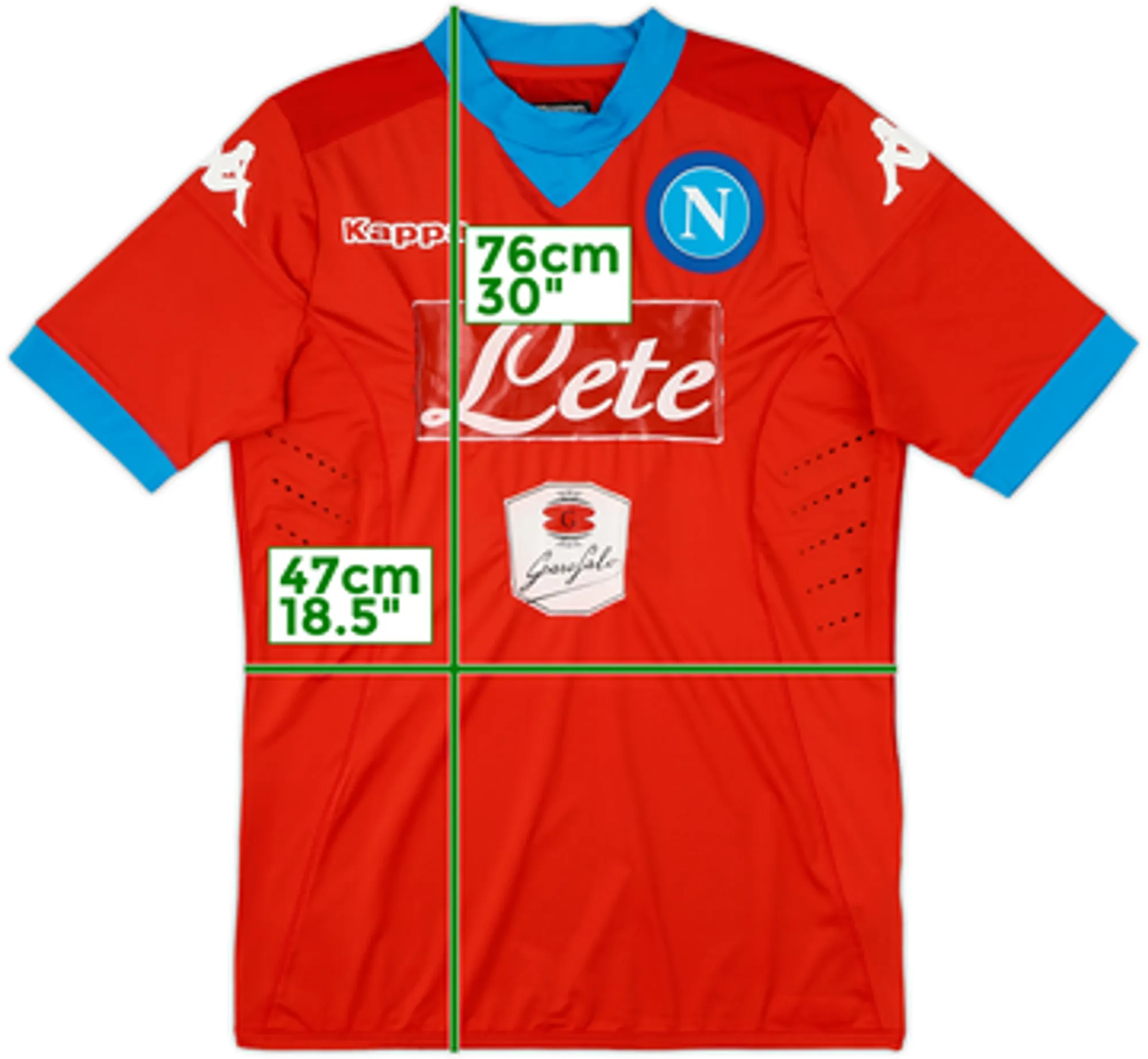 2015-16 Napoli Authentic Third Shirt - 7/10 - (M)