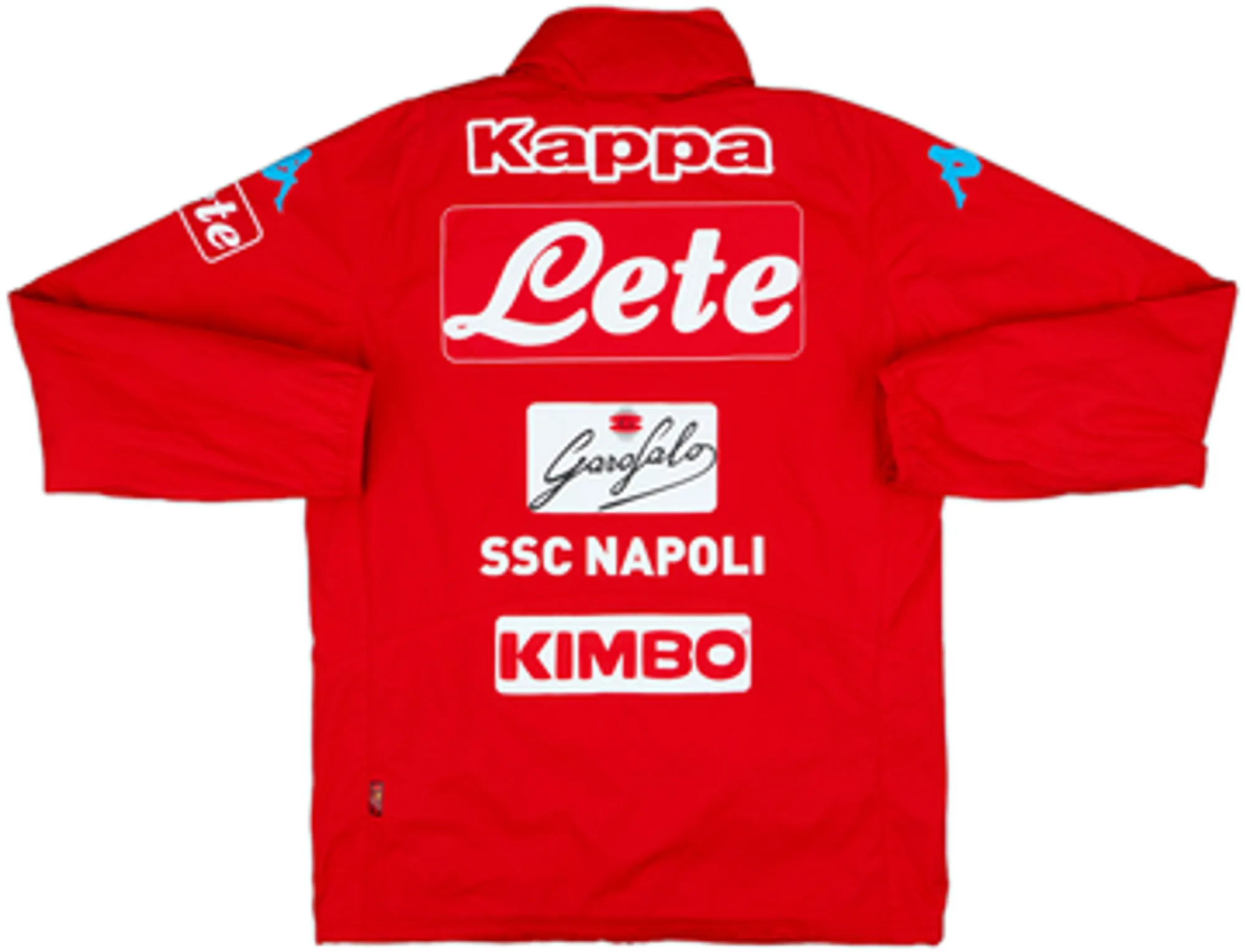 2016-17 Napoli Kappa Hooded Rain Jacket - 10/10 - (L)