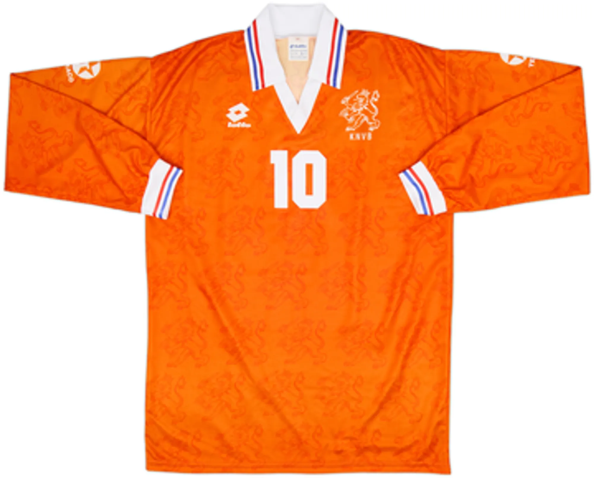 1994 Netherlands Home L/S Shirt Bergkamp #10 - 10/10 - (L)