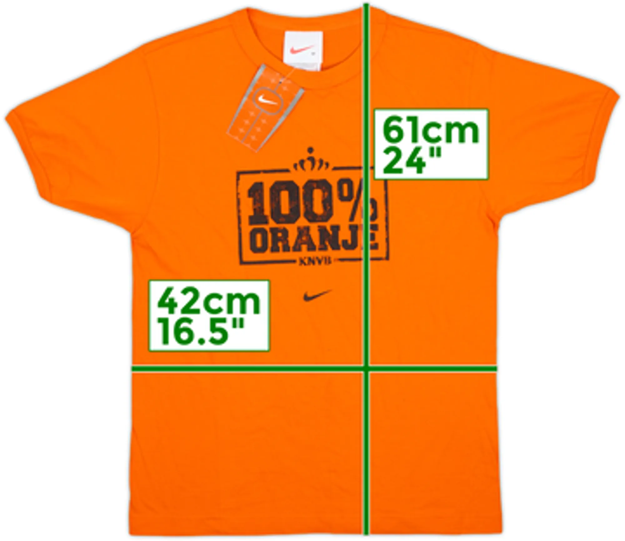 2002-04 Netherlands Nike Cotton Tee (M.Boys)