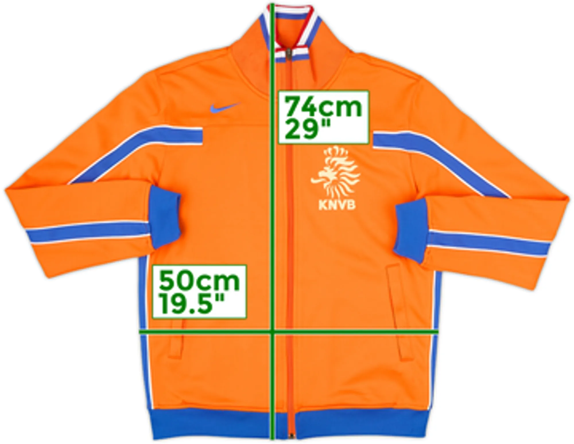 2008-10 Netherlands Nike Track Jacket - 8/10 - (L)