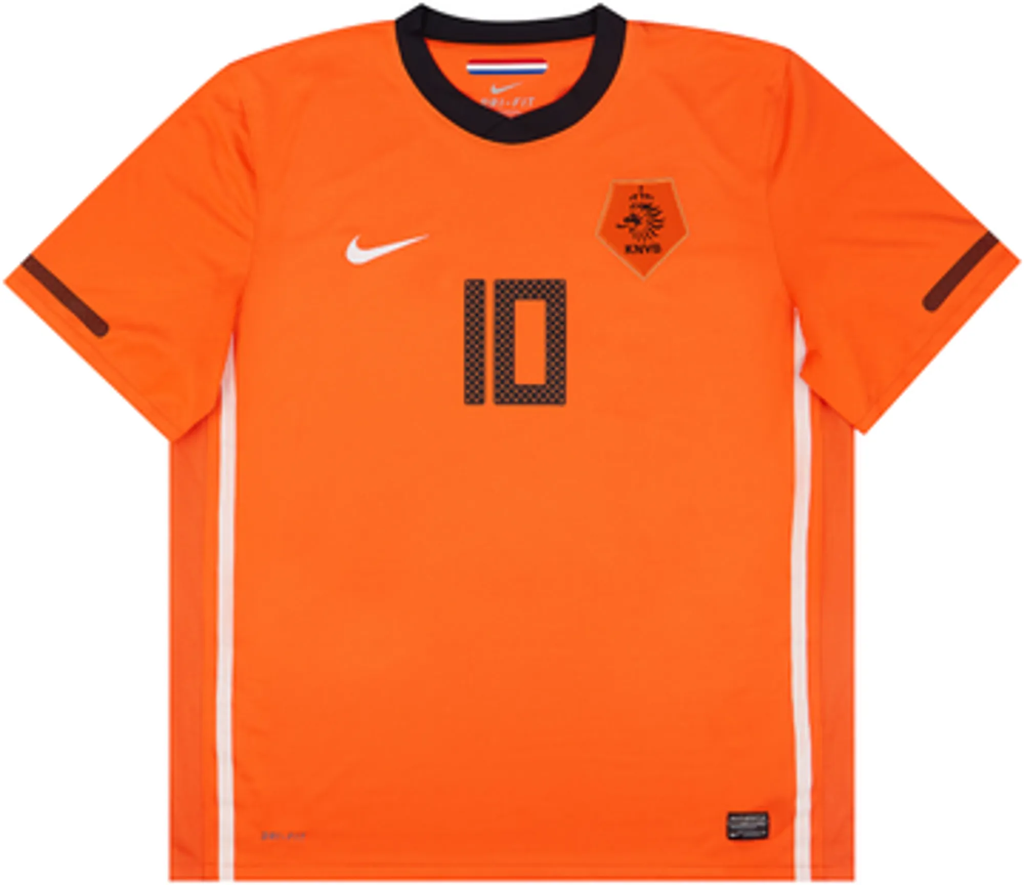 2010-11 Netherlands Home Shirt Sneijder #10EL