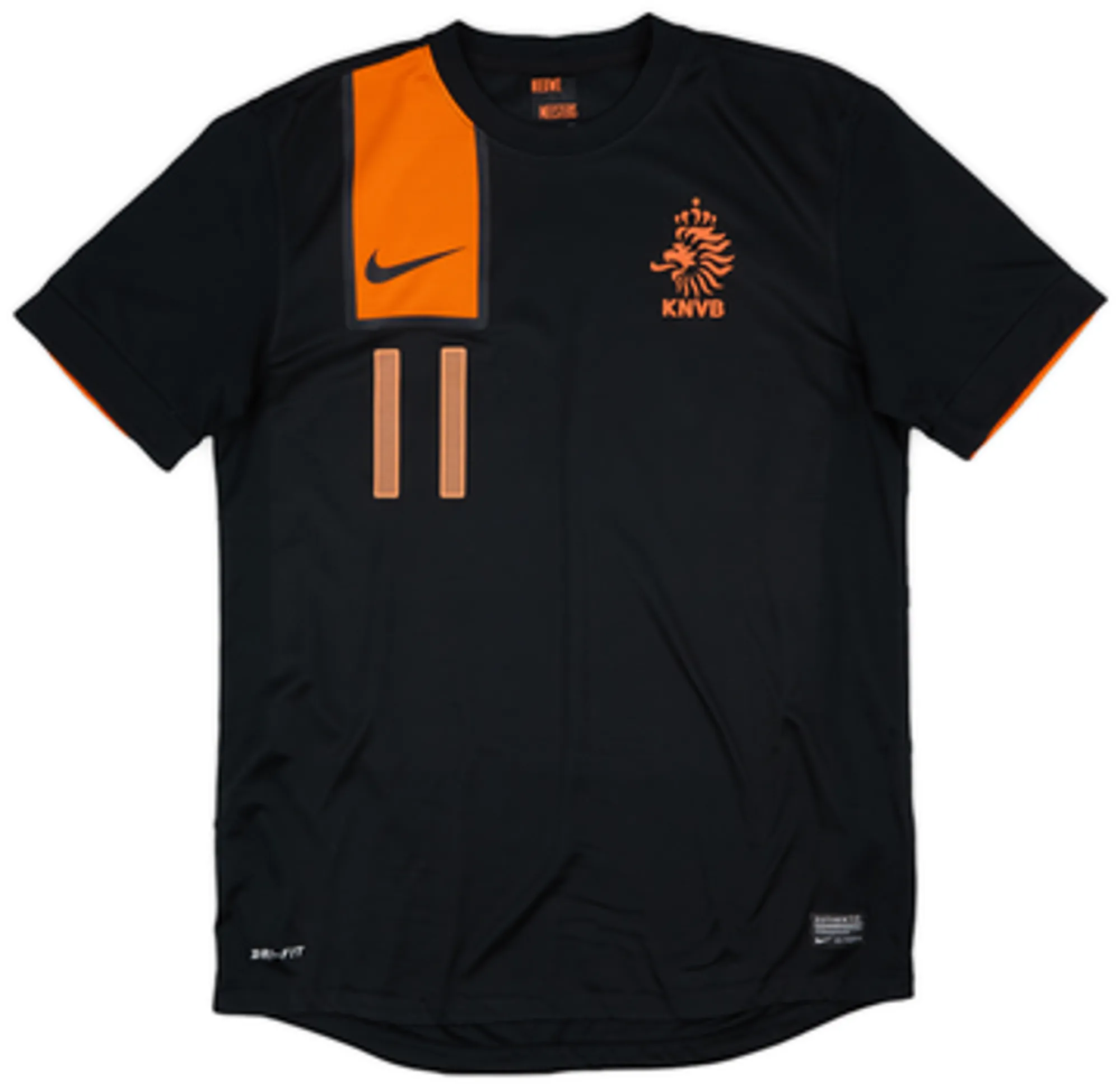 2012-13 Netherlands Away Shirt Robben #11EL