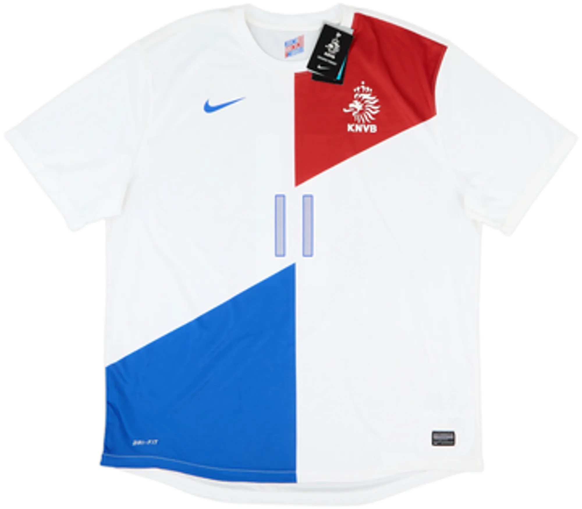 2013-14 Netherlands Away Shirt Robben #11 (XL)