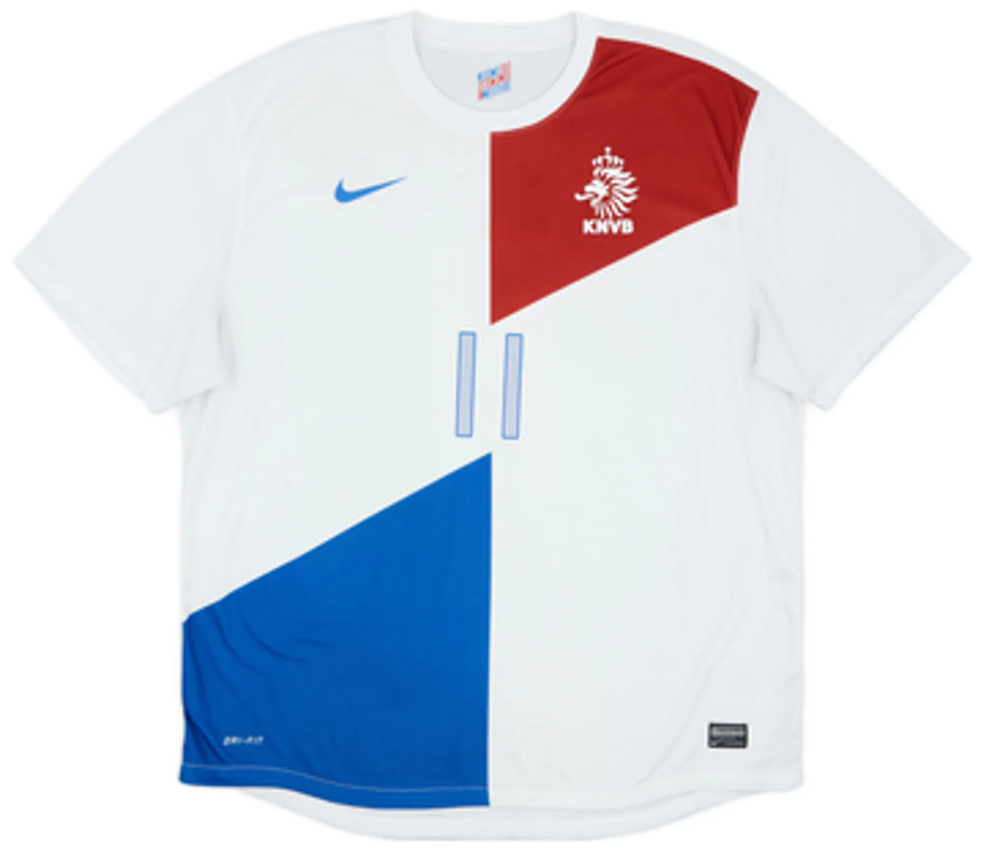 2013-14 Netherlands Away Shirt Robben #11 - 7/10 - (XXL)