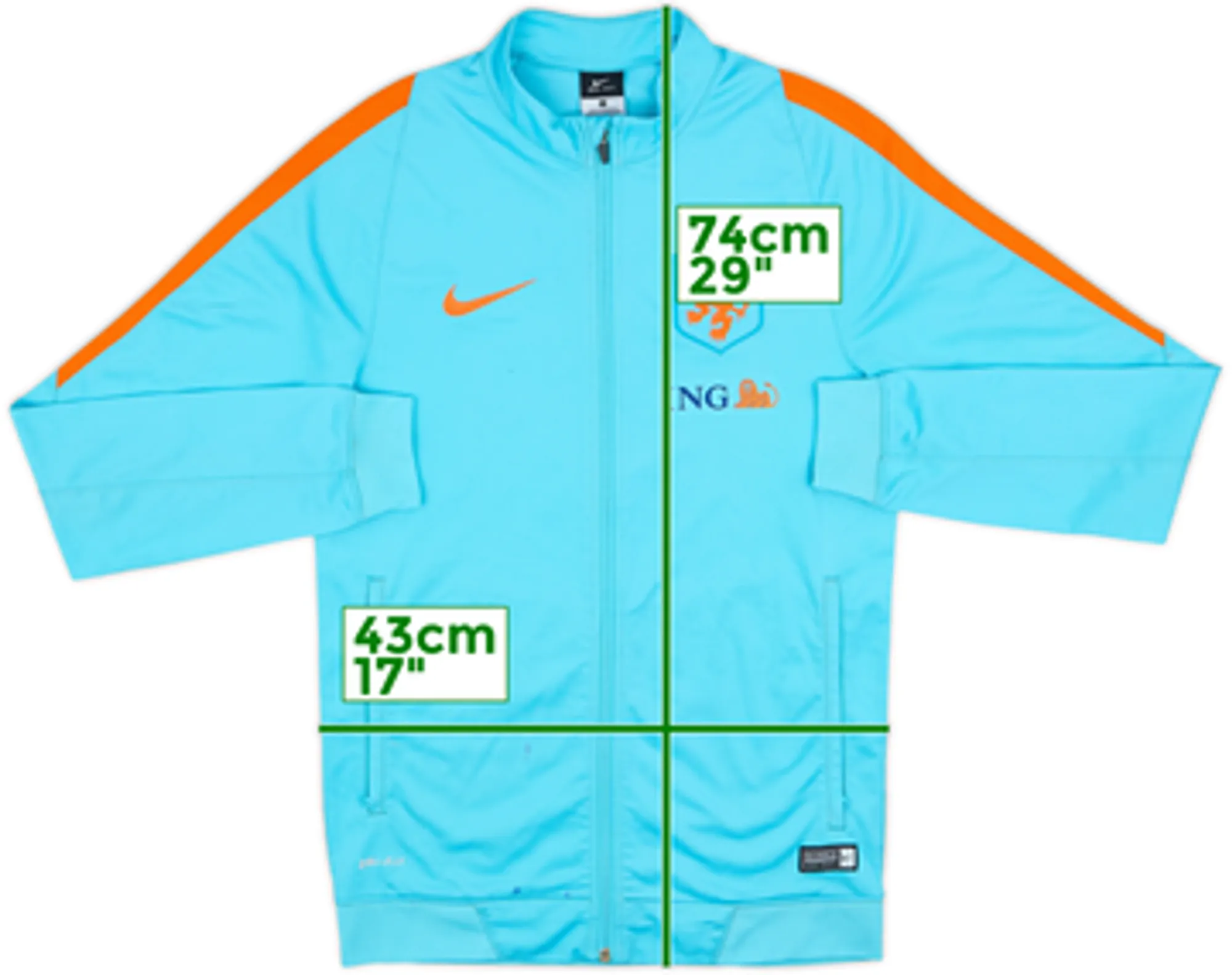 2016-17 Netherlands Nike Track Jacket - 6/10 - (S)