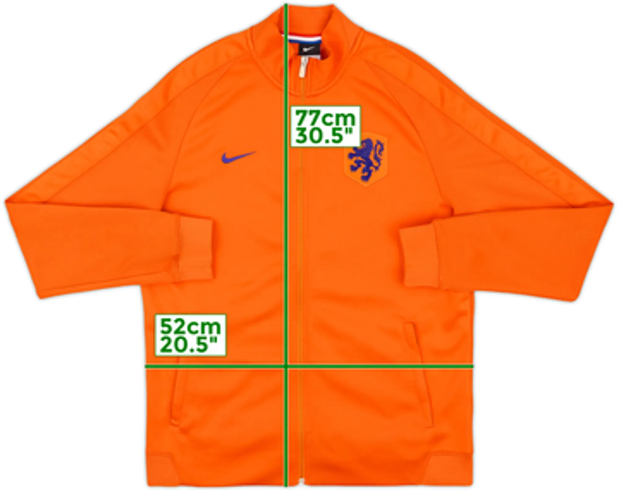 2016-18 Netherlands Nike Track Jacket - 8/10 - (L)