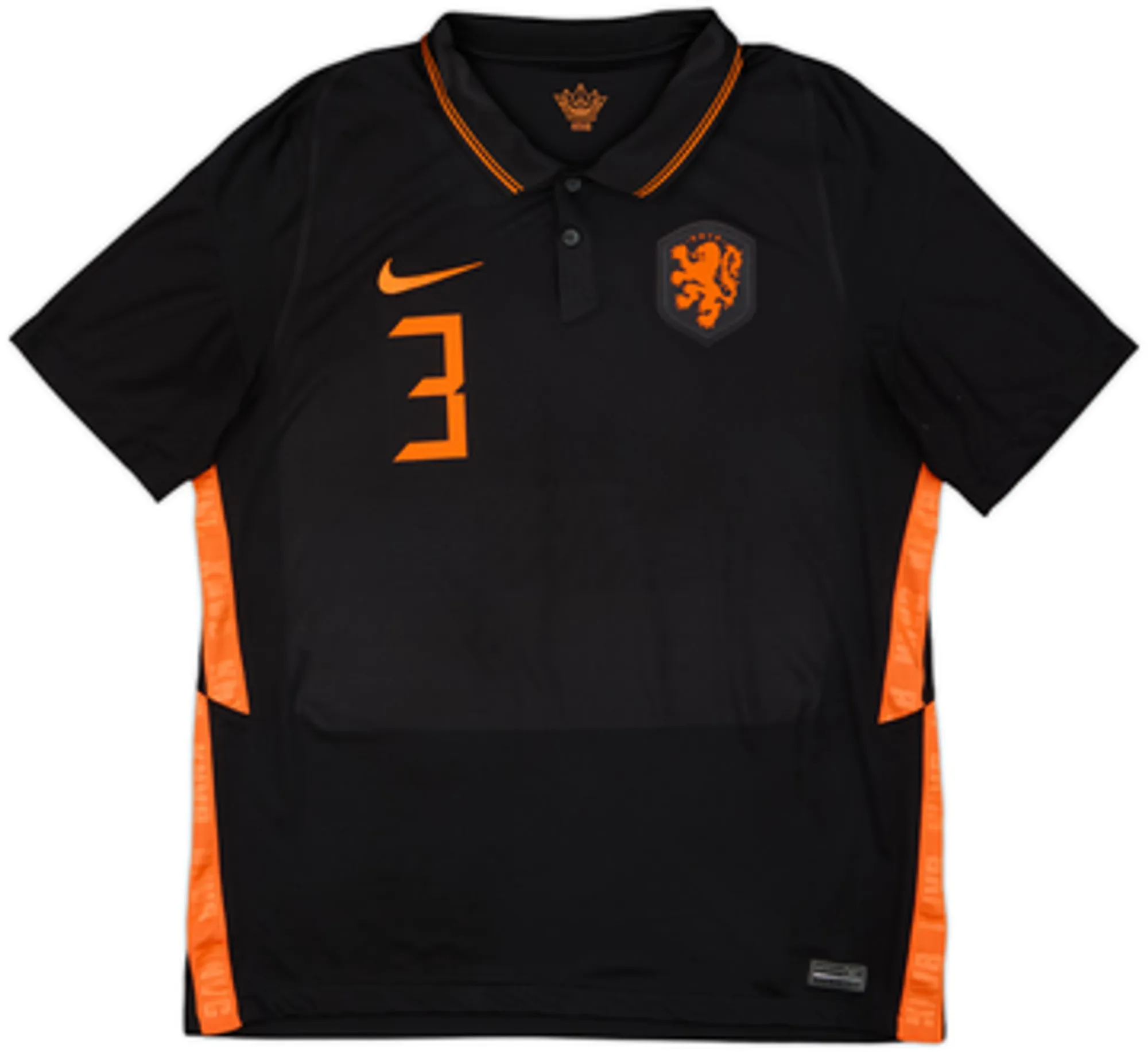 2020-22 Netherlands Away Shirt De Ligt #3 - 10/10 - (L)