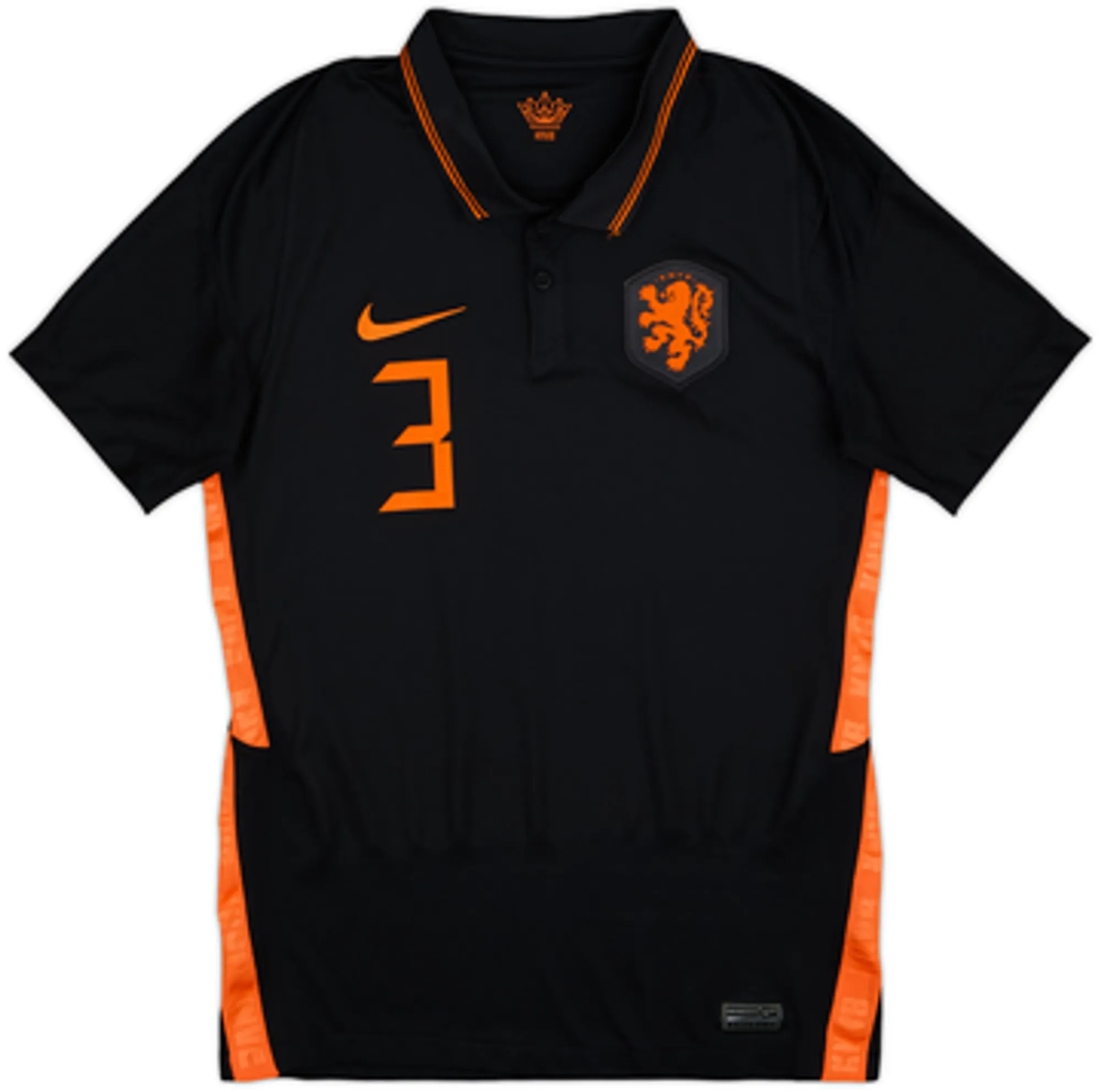 2020-22 Netherlands Away Shirt DeLigt #3 - 10/10 - (S)