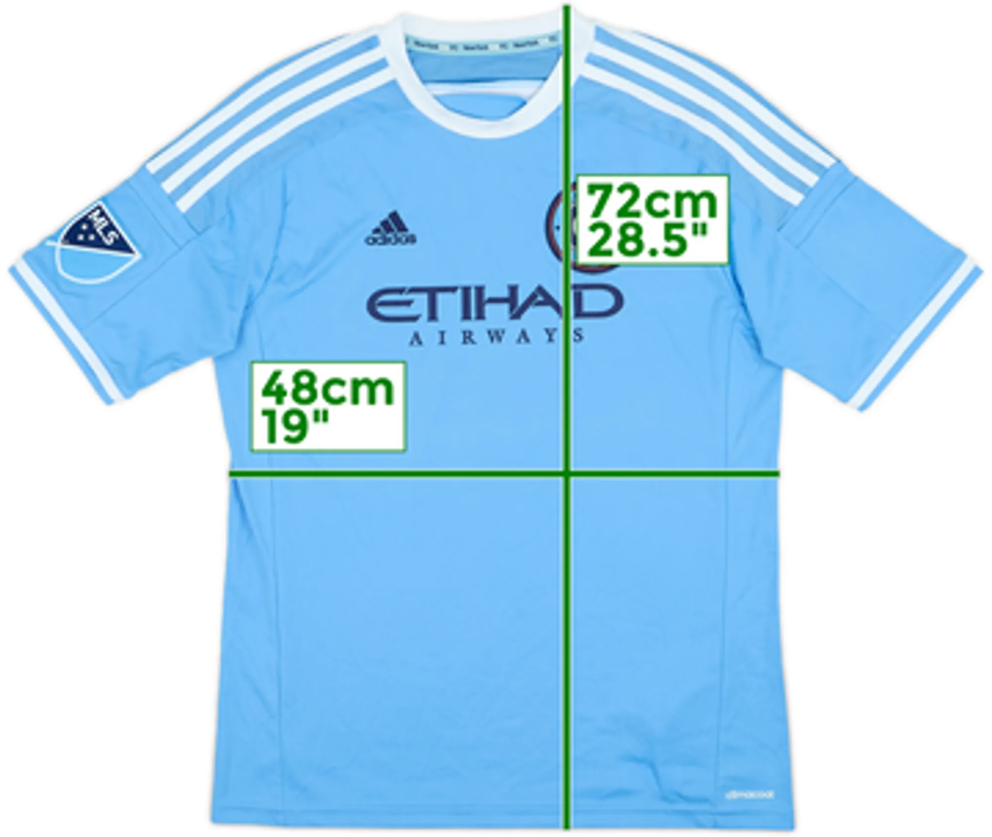 2015-16 New York City Home Shirt - 8/10 - (XL.Boys)