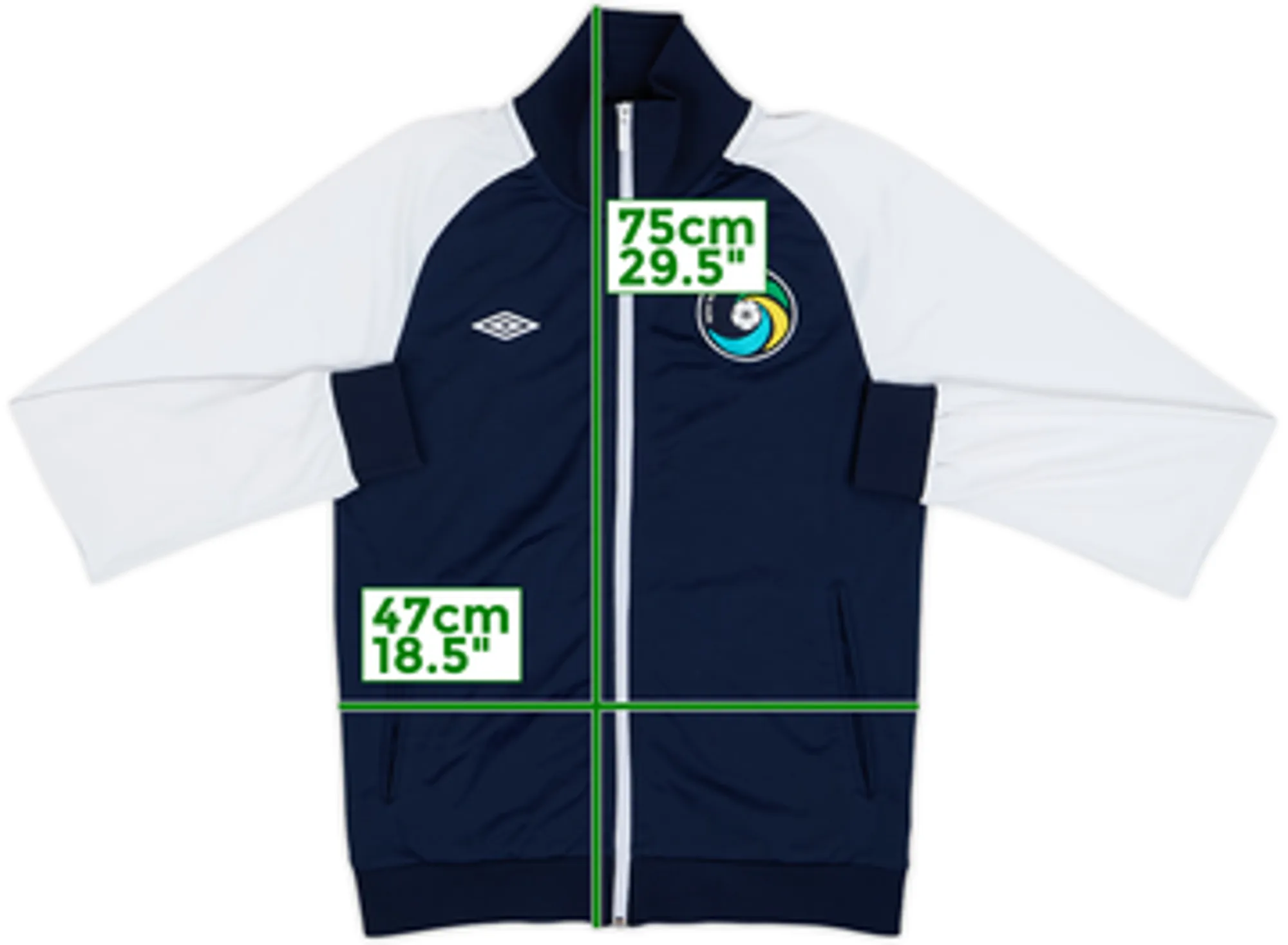2010-11 New York Cosmos Umbro Track Jacket - 7/10 - (M)