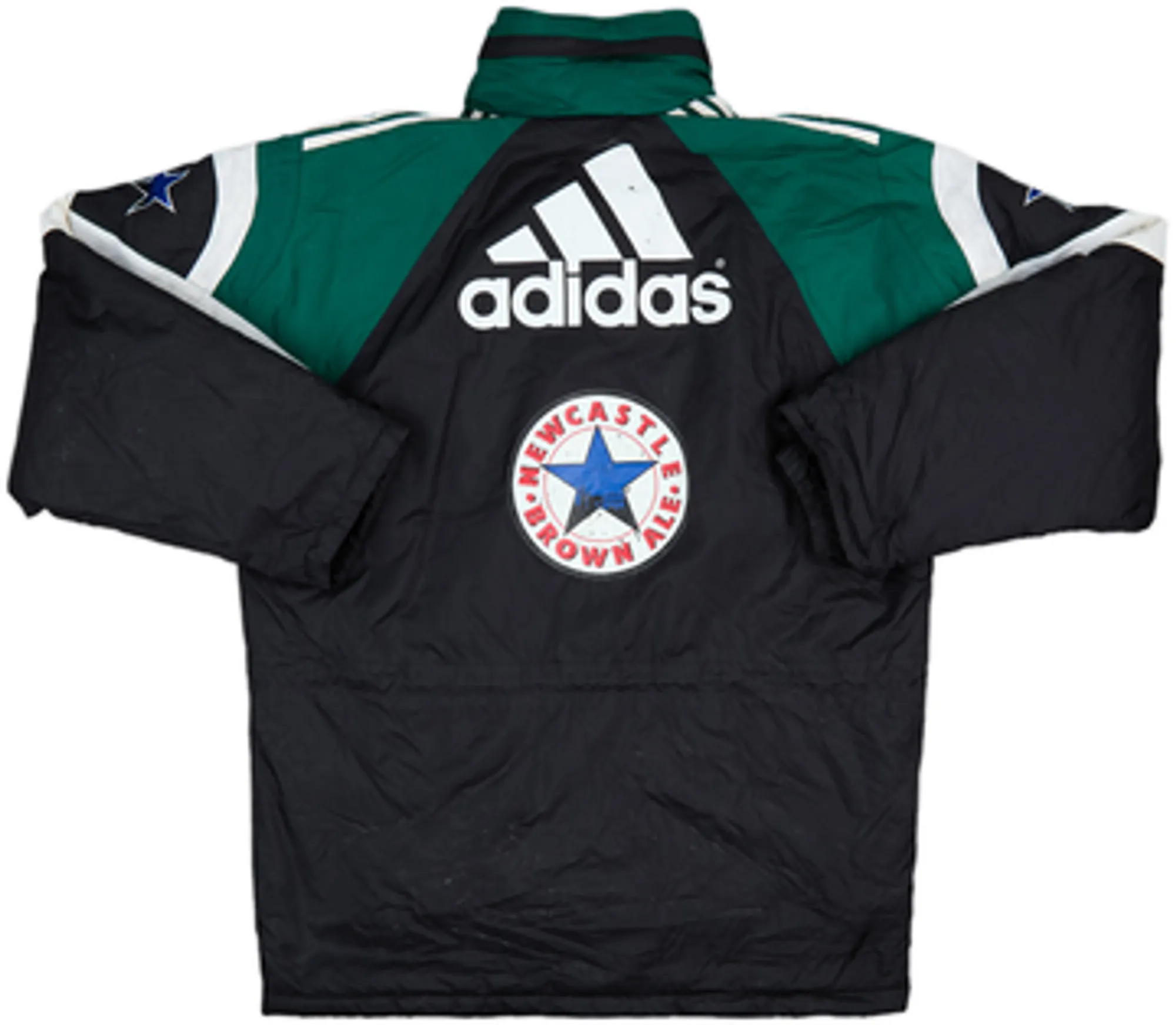 1997-98 Newcastle adidas Padded Bench Coat - 6/10 - (S)