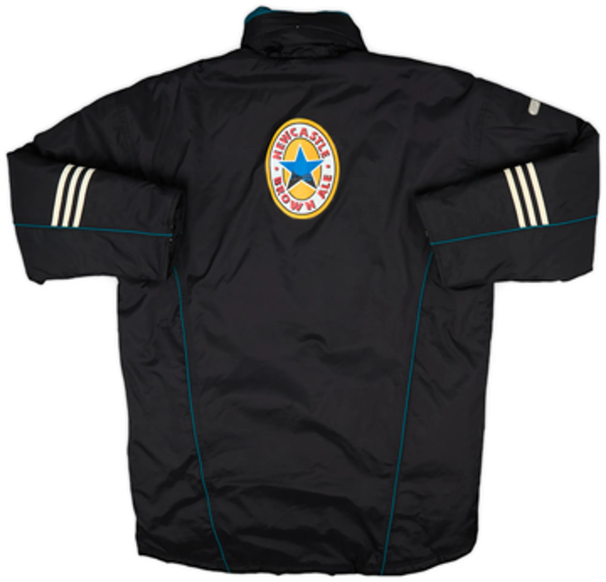 1999-00 Newcastle adidas Padded Bench Coat - 9/10 - (L)
