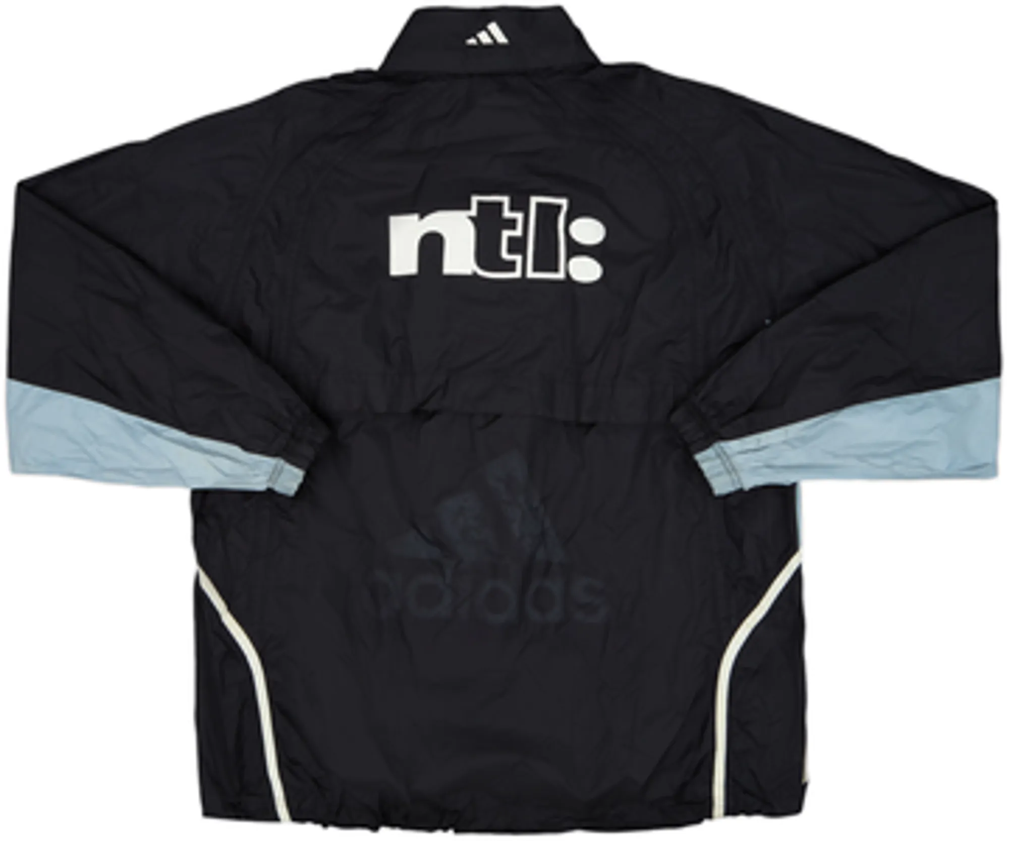 2000-01 Newcastle adidas Player Issue Hooded Rain Jacket #11 (G. Speed) - 8/10 - (L/XL)